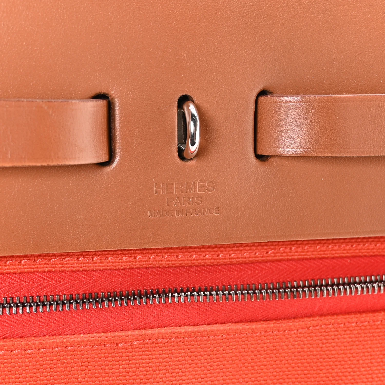 Vache Hunter Toile Herbag Zip Retourne 31 PM Orange Mecano Fauve - Image 7