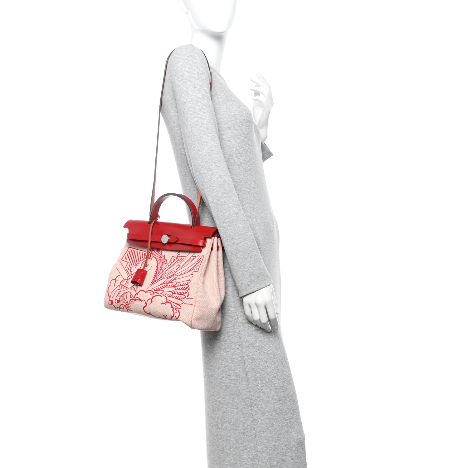 Vache Hunter Toile Pegase Pop Herbag Zip Retourne 31 PM Rouge Piment - Image 2