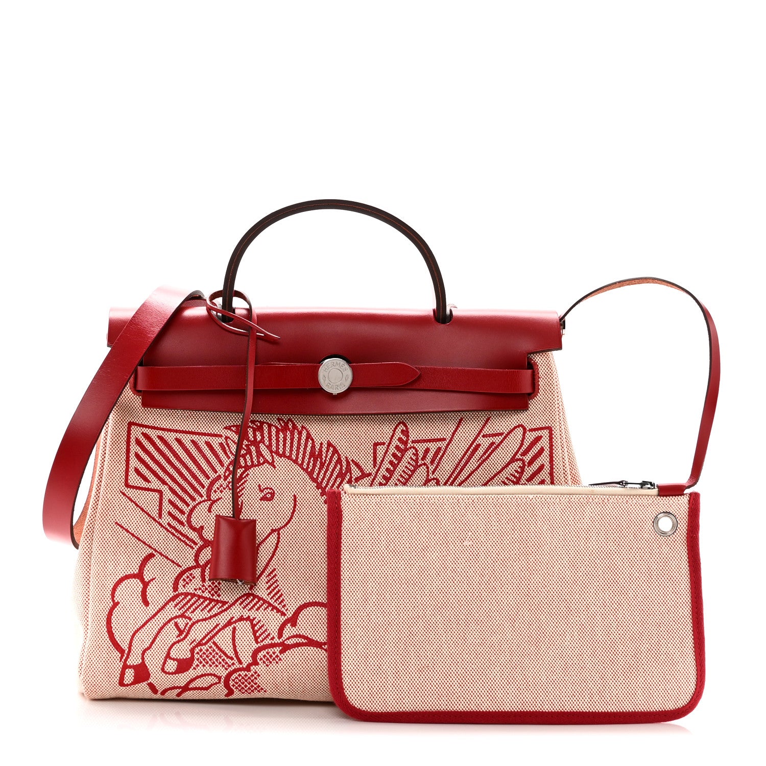 Vache Hunter Toile Pegase Pop Herbag Zip Retourne 31 PM Rouge Piment - Image 3