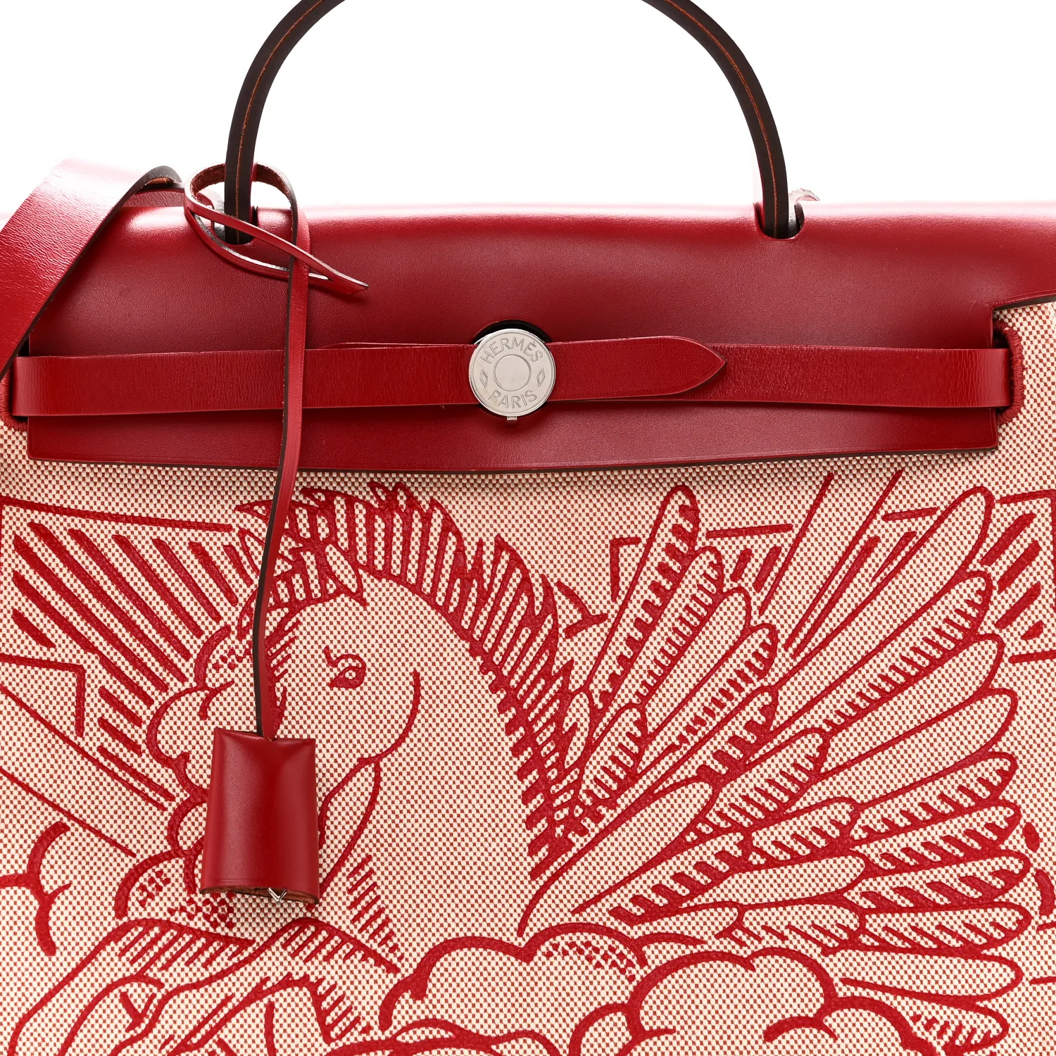 Vache Hunter Toile Pegase Pop Herbag Zip Retourne 31 PM Rouge Piment - Image 9