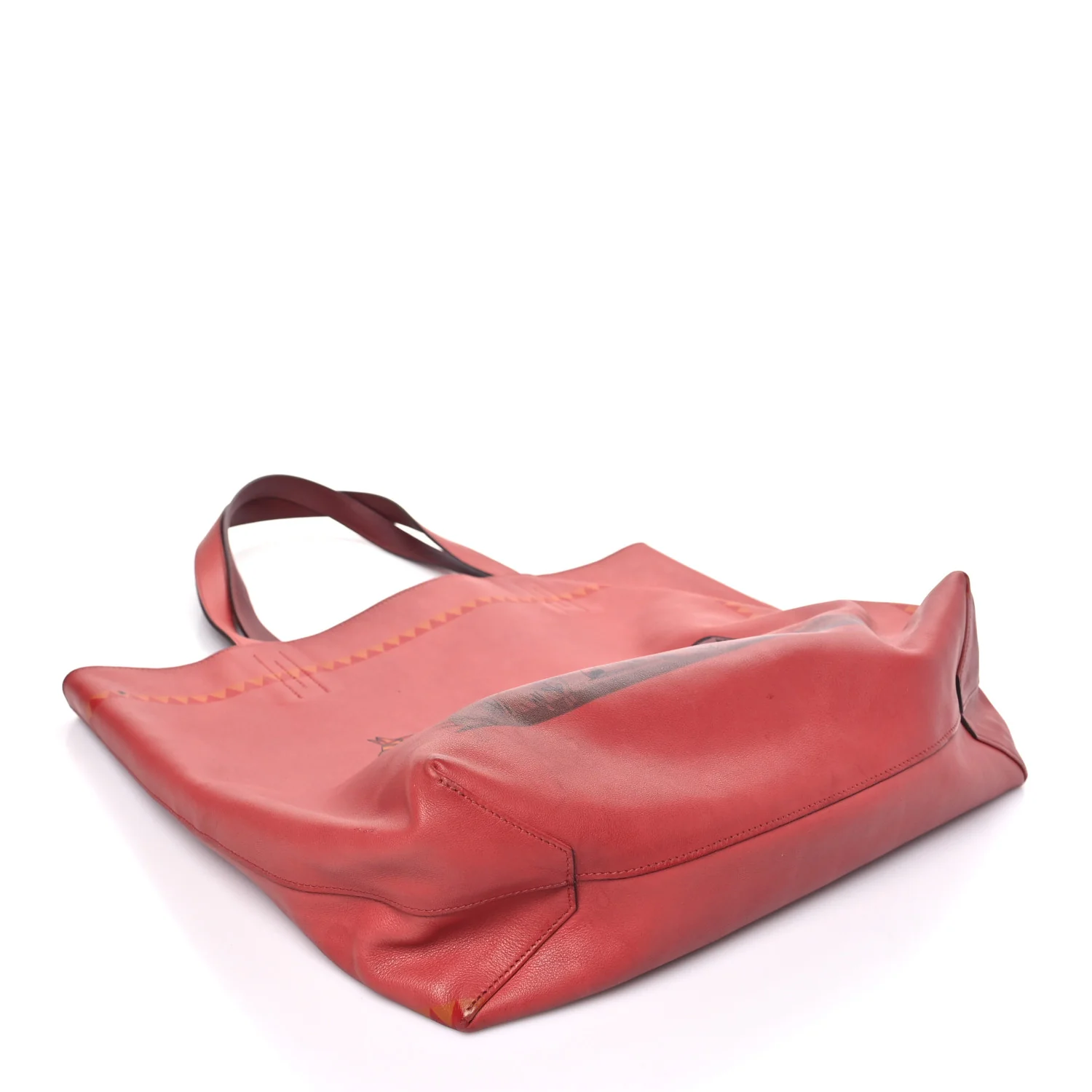 Veau Sikkim Horse Print Double Sens 36 Reversible Tote - Image 5