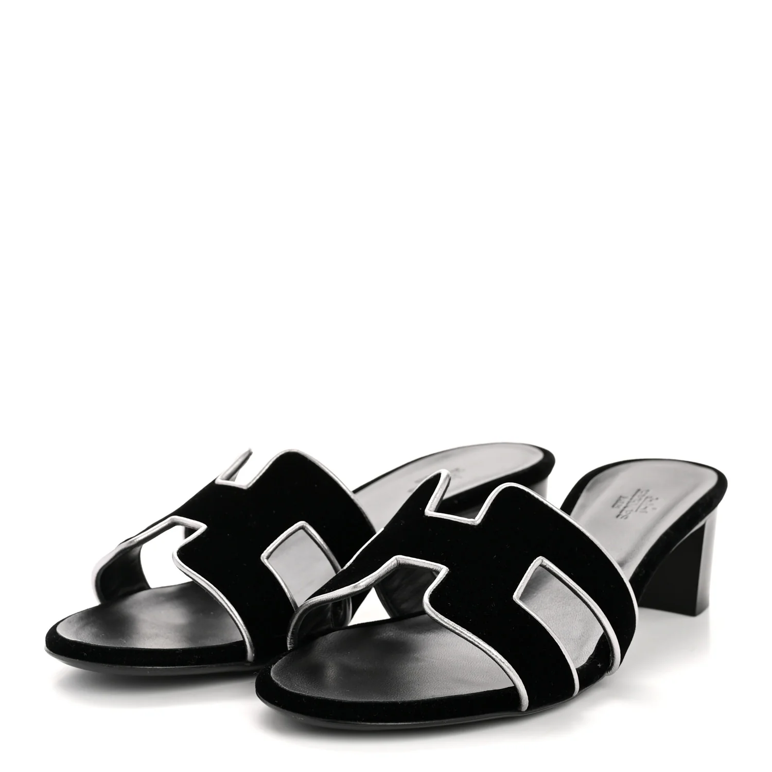 Velvet Nappa Oasis Sandals 39 39 Argent Vieilli - Image 4