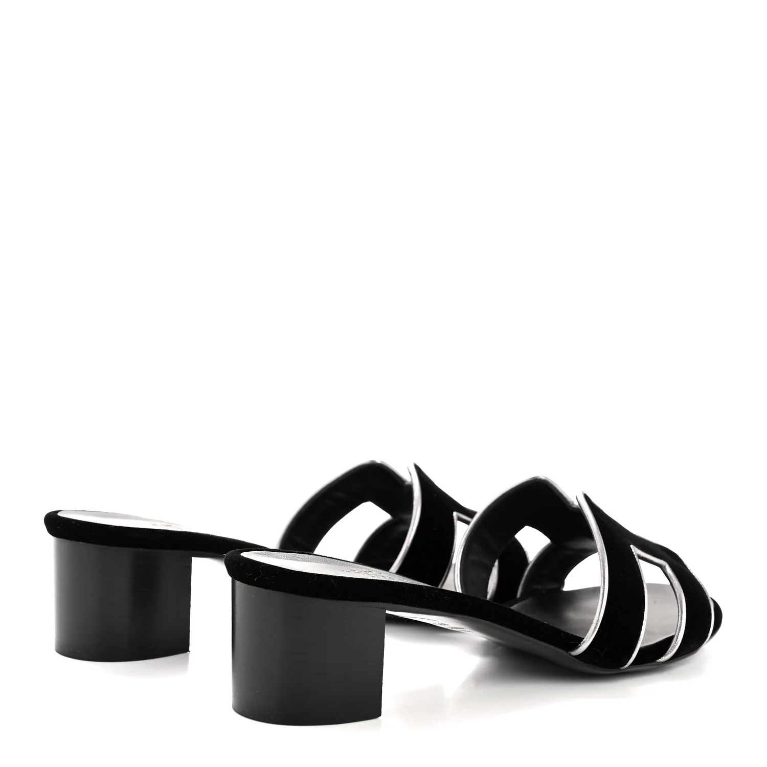 Velvet Nappa Oasis Sandals 39 39 Argent Vieilli - Image 5