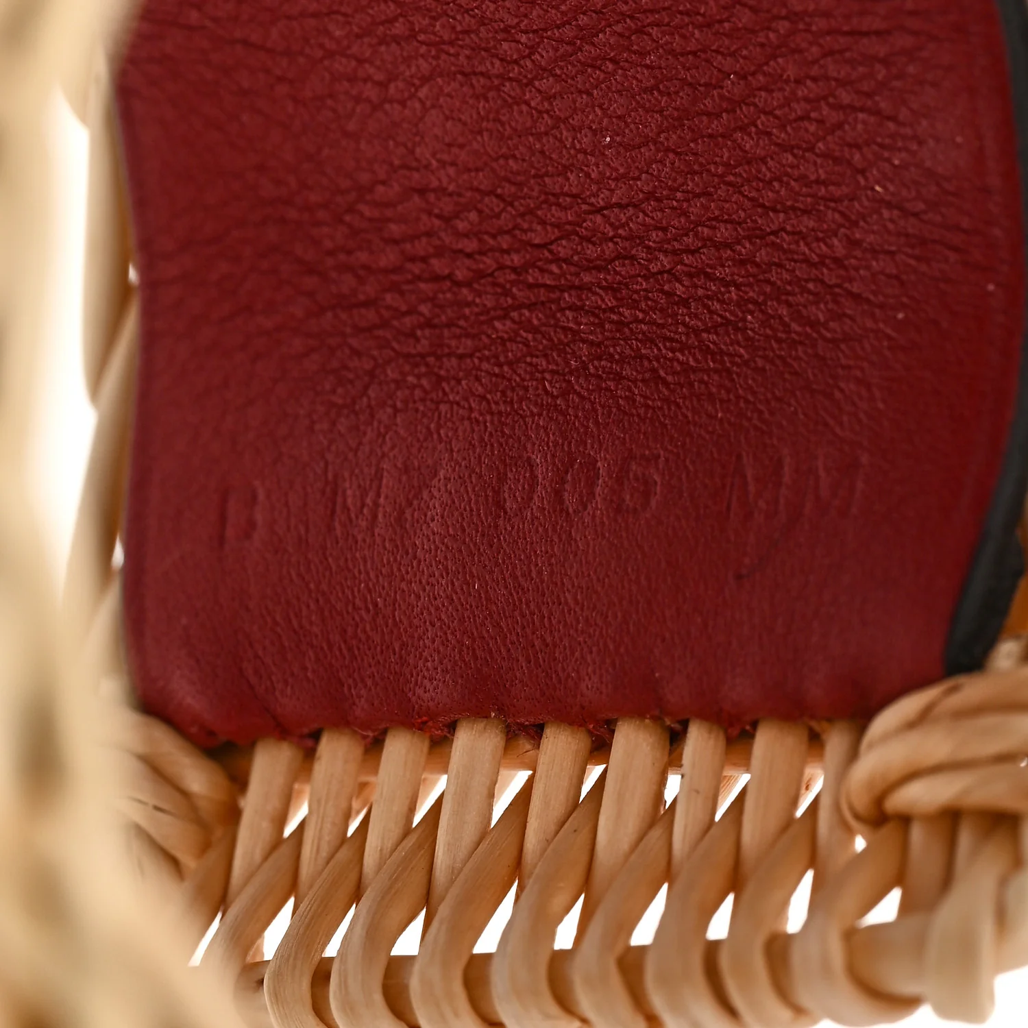Wicker Swift Medor Picnic Cuff Bracelet T3 Rouge Grenat - Image 4