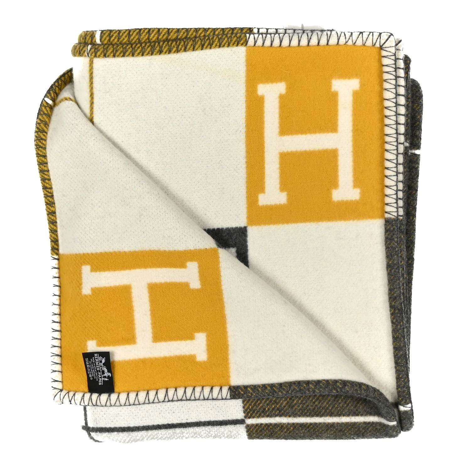 Wool Cashmere Avalon III Blanket Gris Soleil - Image 2