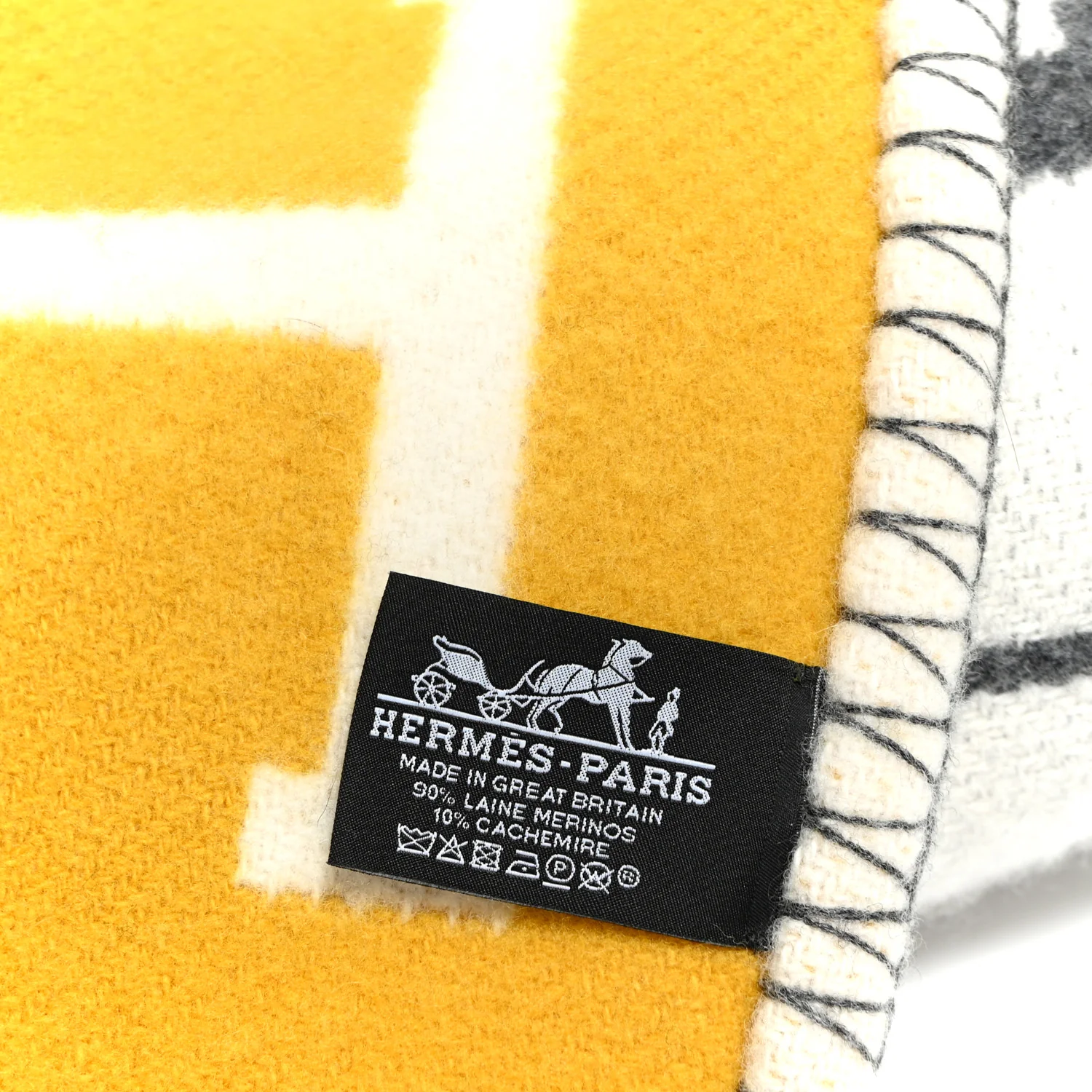 Wool Cashmere Avalon III Blanket Gris Soleil - Image 3