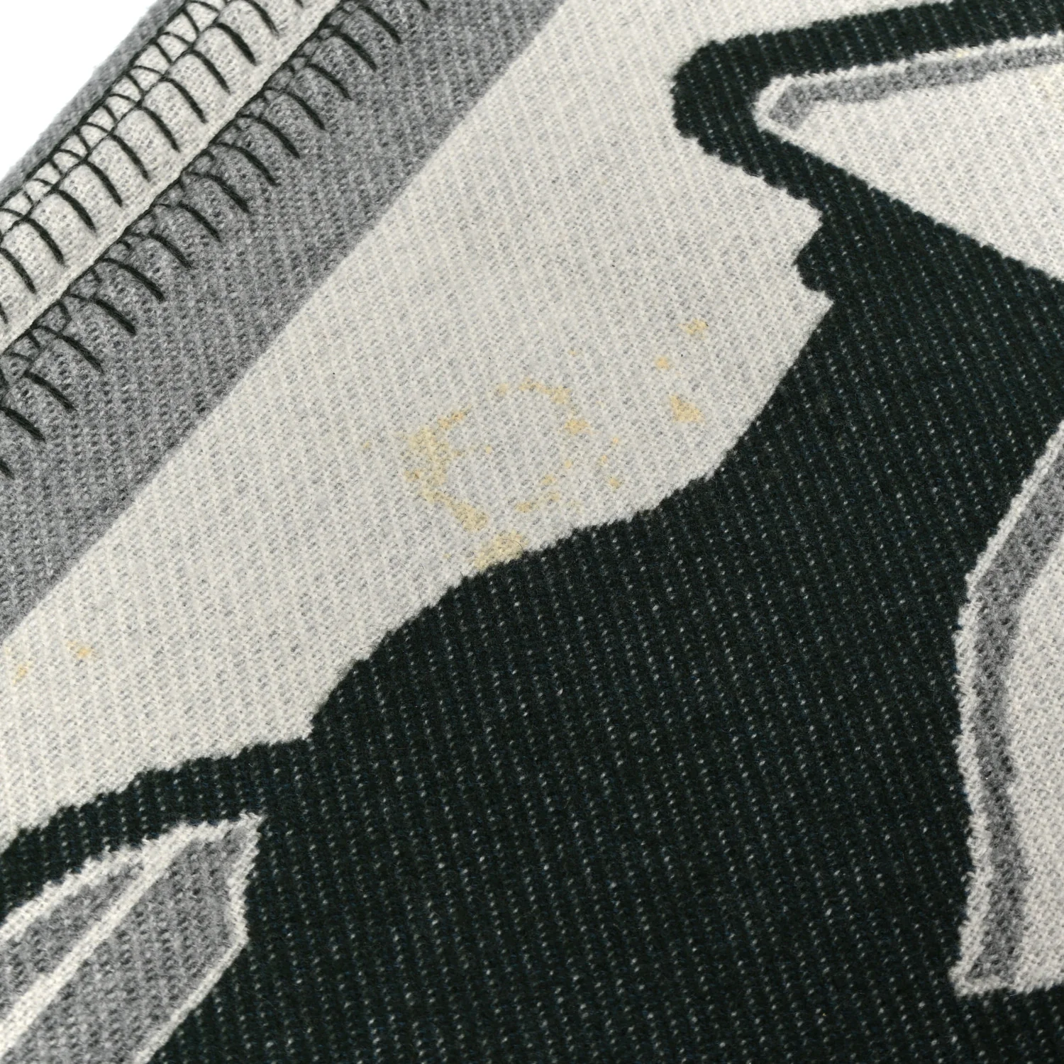 Wool Cashmere Plaid Tatersale Blanket - Image 5