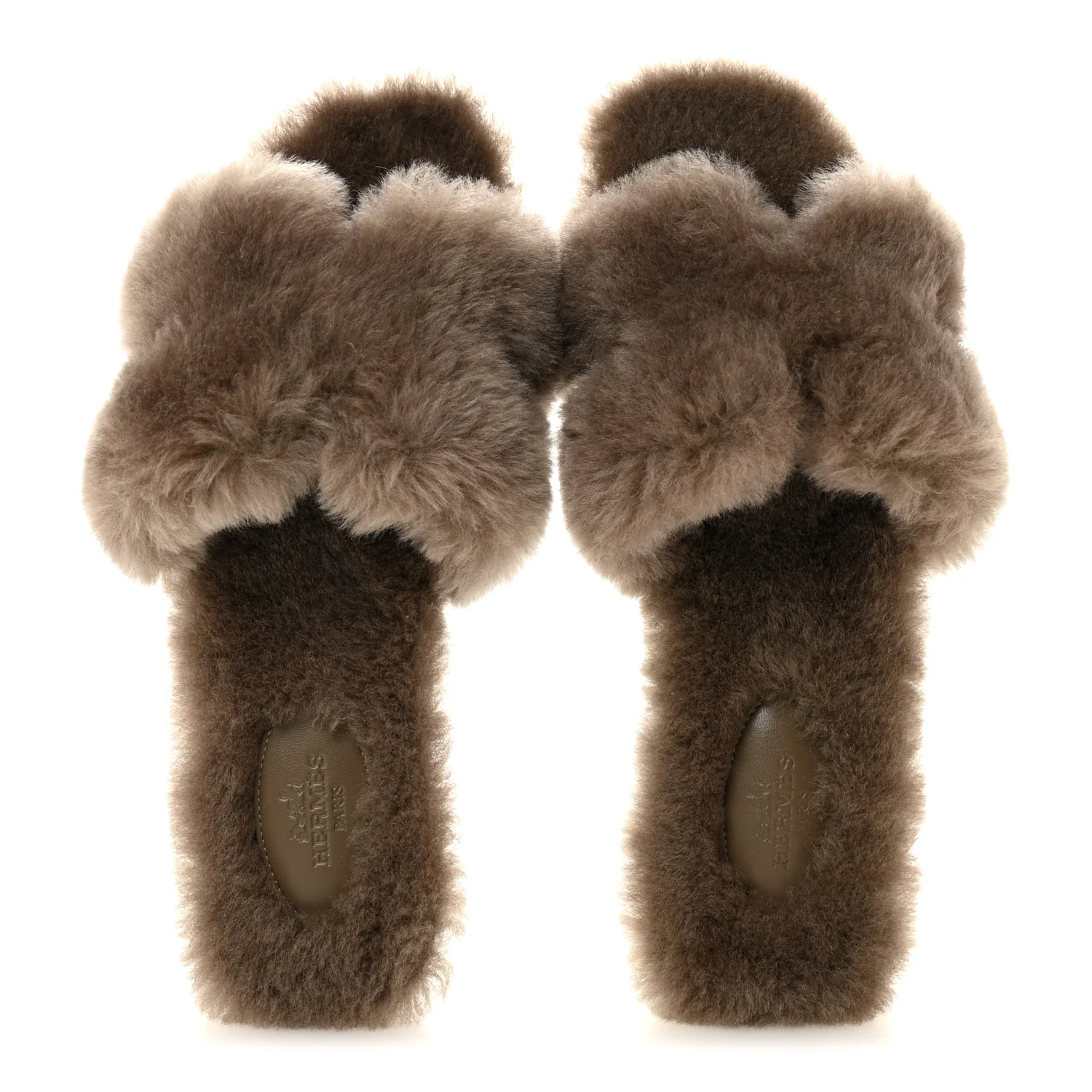 Woolskin Oran Sandals 39 Etoupe - Image 2