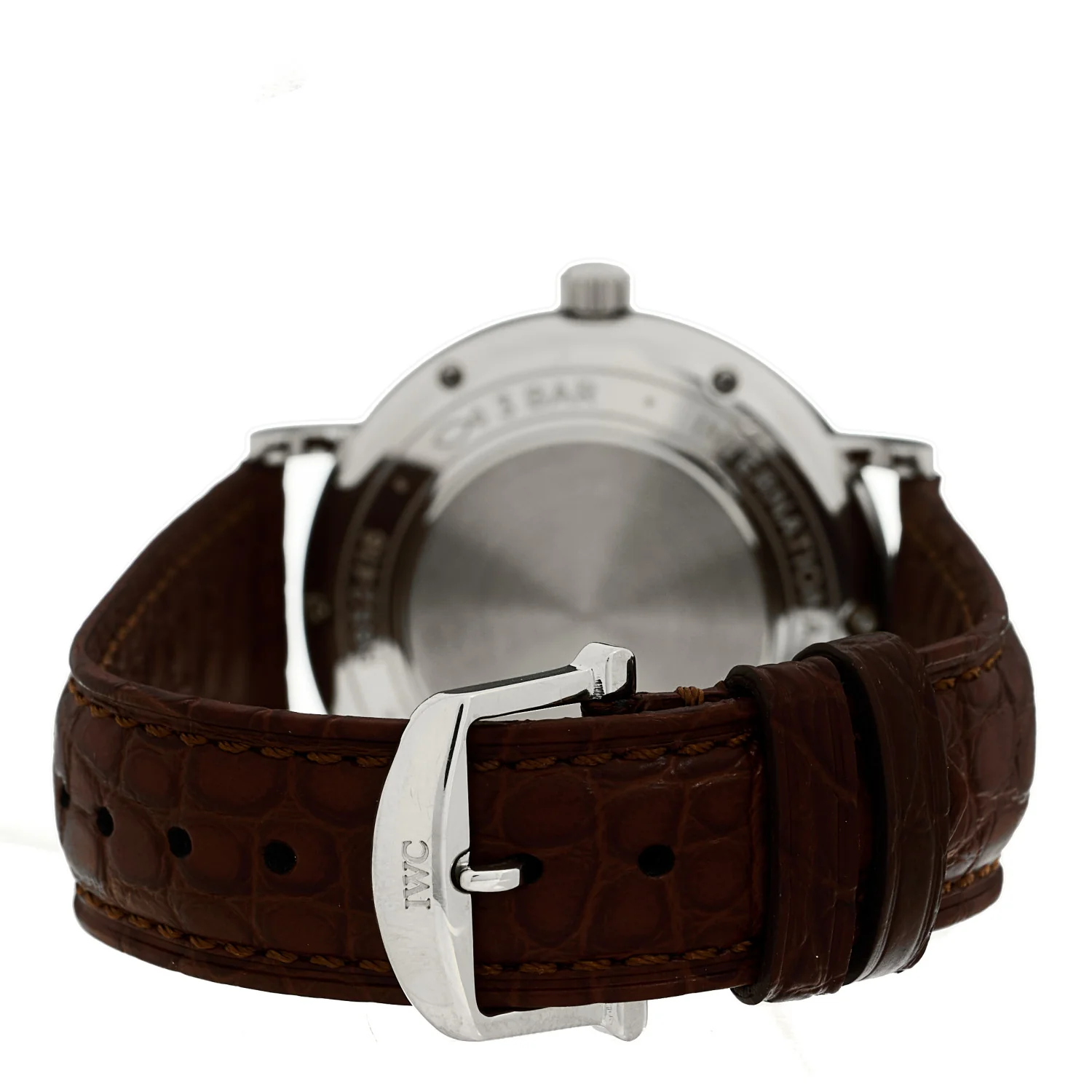Stainless Steel Crocodile Diamond 37mm Portofino Automatic Watch IW458101 - Image 3