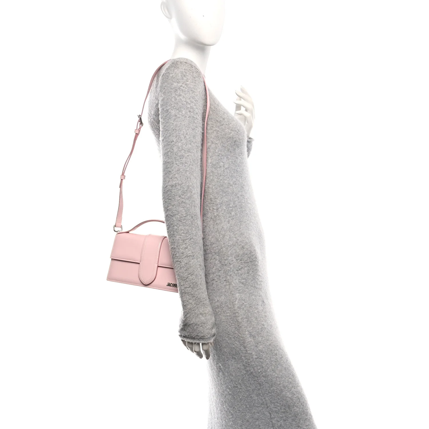 Glazed Calfskin Le Grand Bambino Pale Pink - Image 2