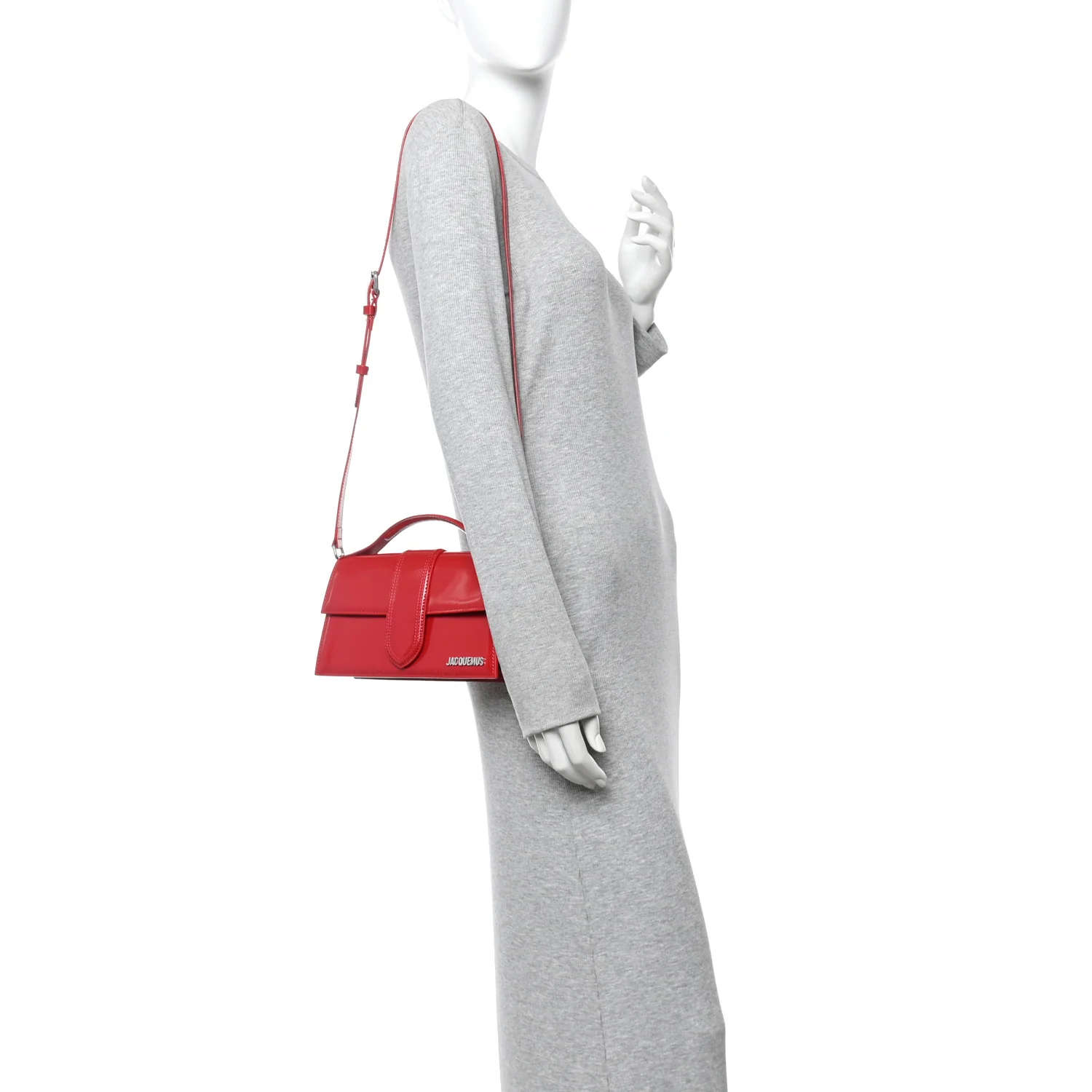 Glazed Calfskin Le Grand Bambino Red - Image 2