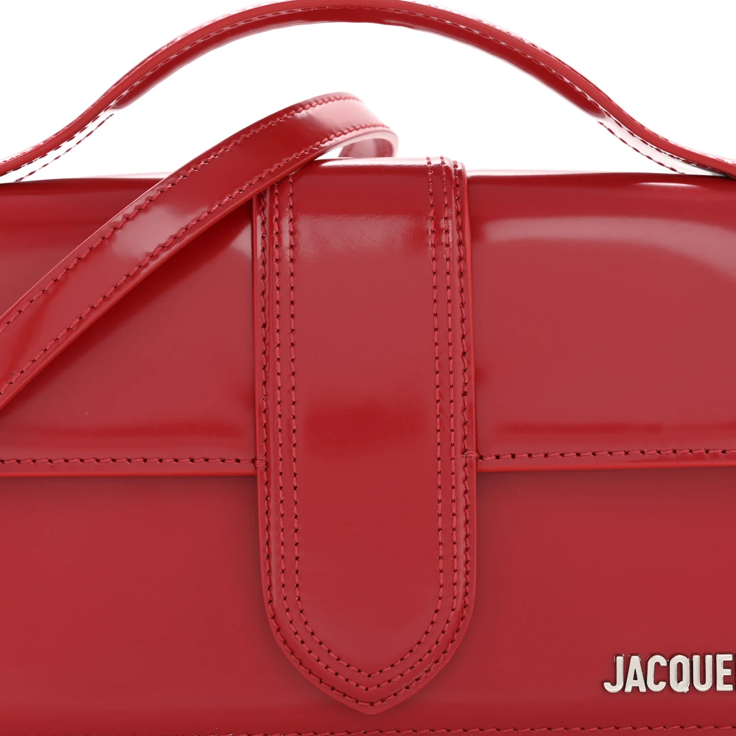 Glazed Calfskin Le Grand Bambino Red - Image 7
