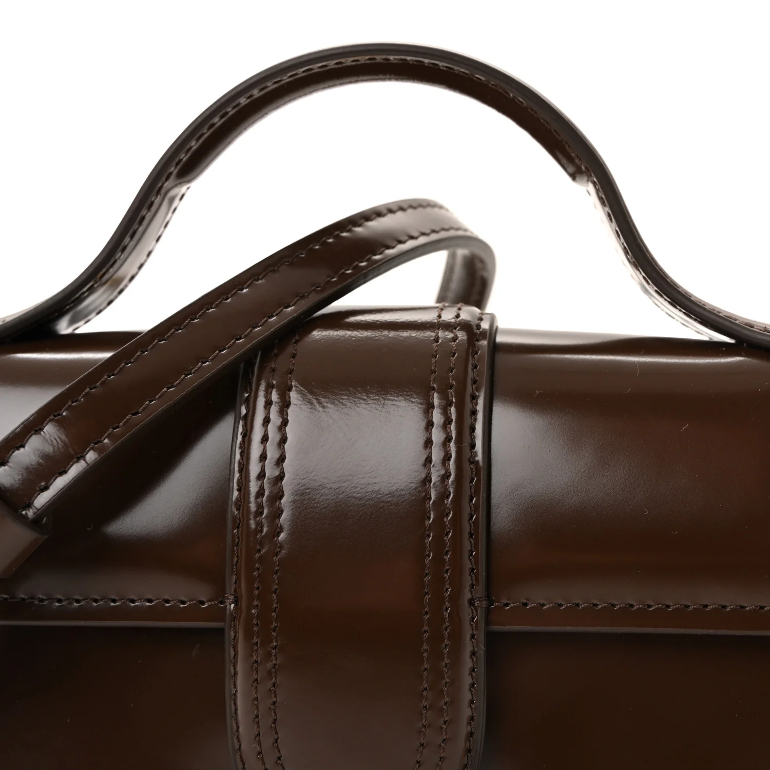 Smooth Calfskin Le Bambino Dark Brown - Image 7
