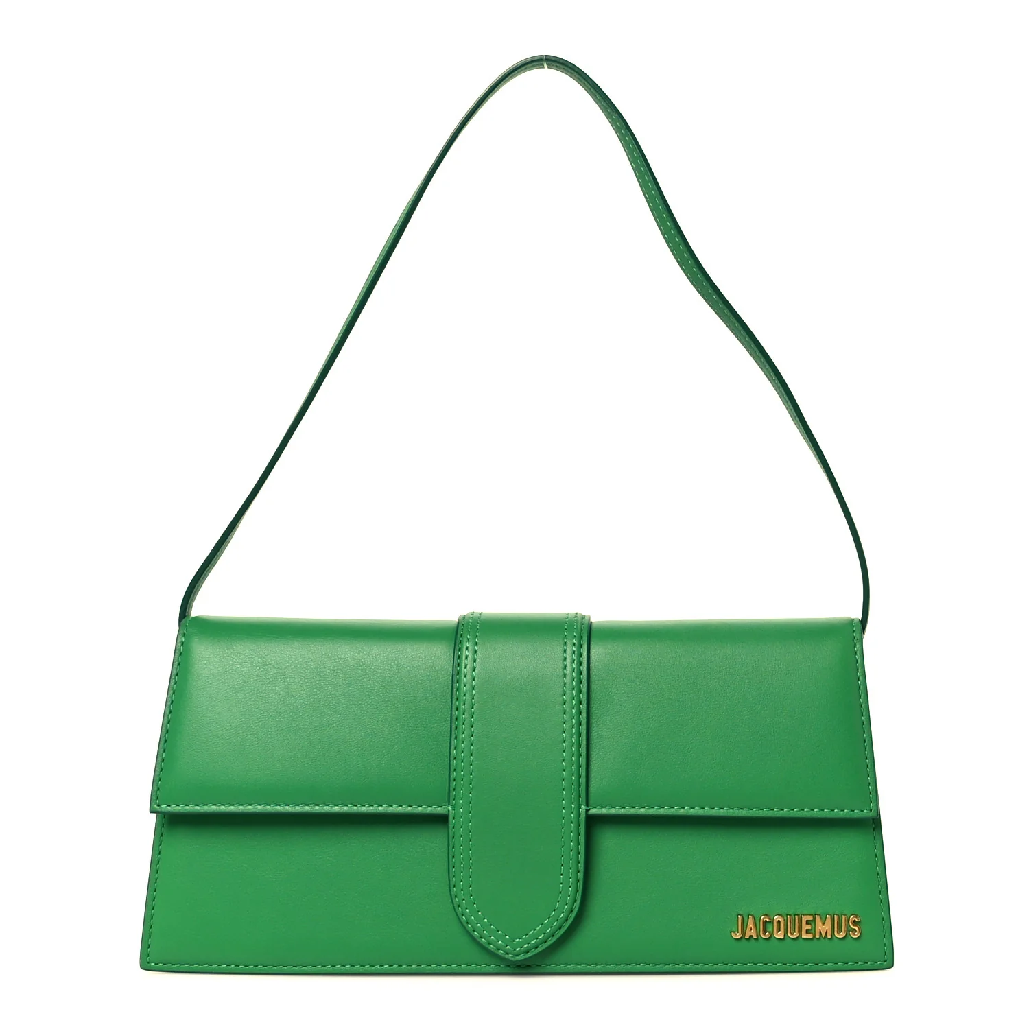 Smooth Calfskin Le Bambino Long Green