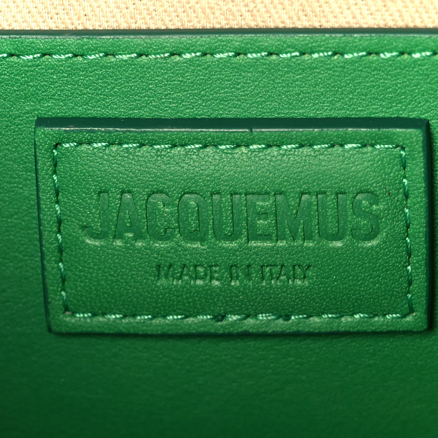 Smooth Calfskin Le Bambino Long Green - Image 6