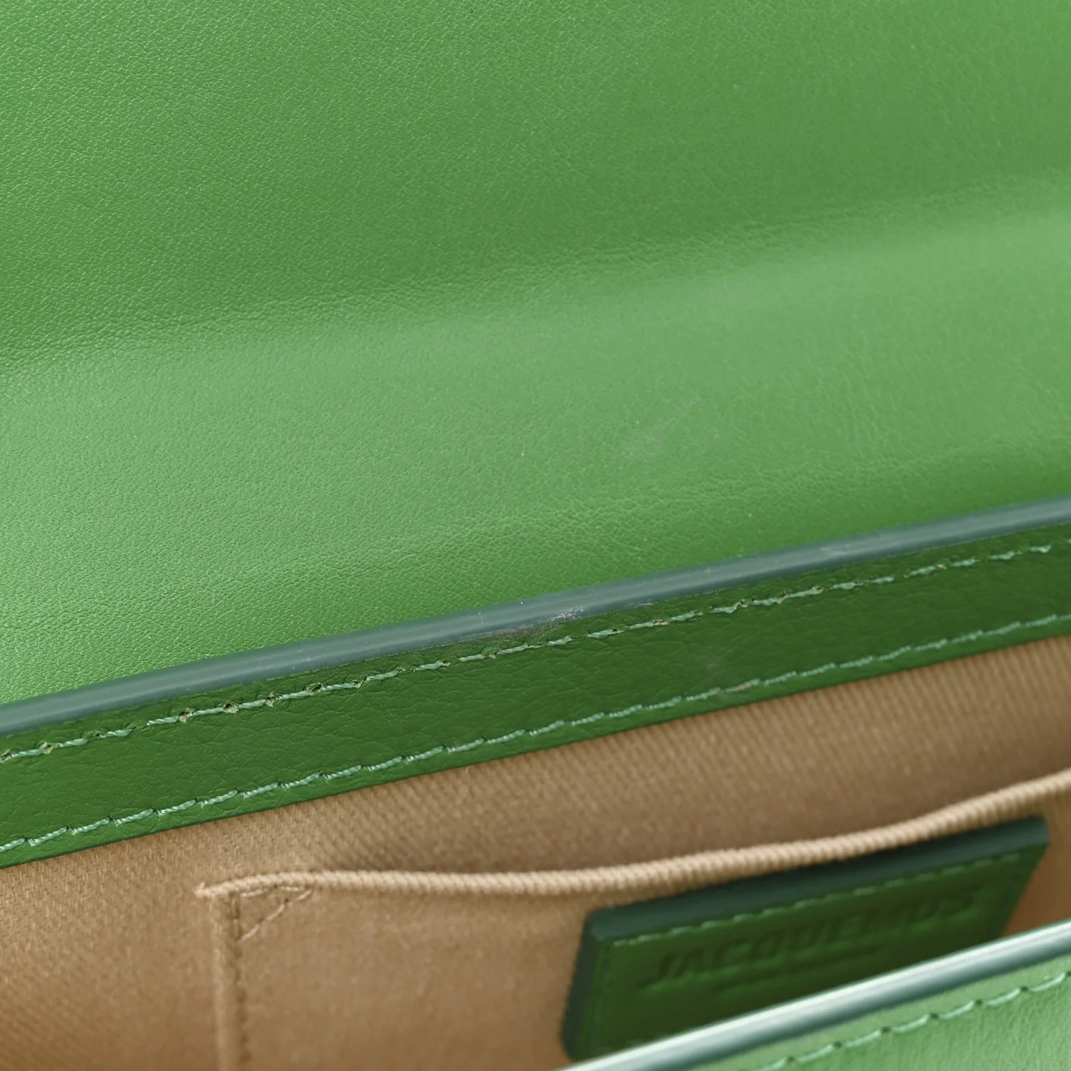 Smooth Calfskin Le Chiquito Long Green - Image 10