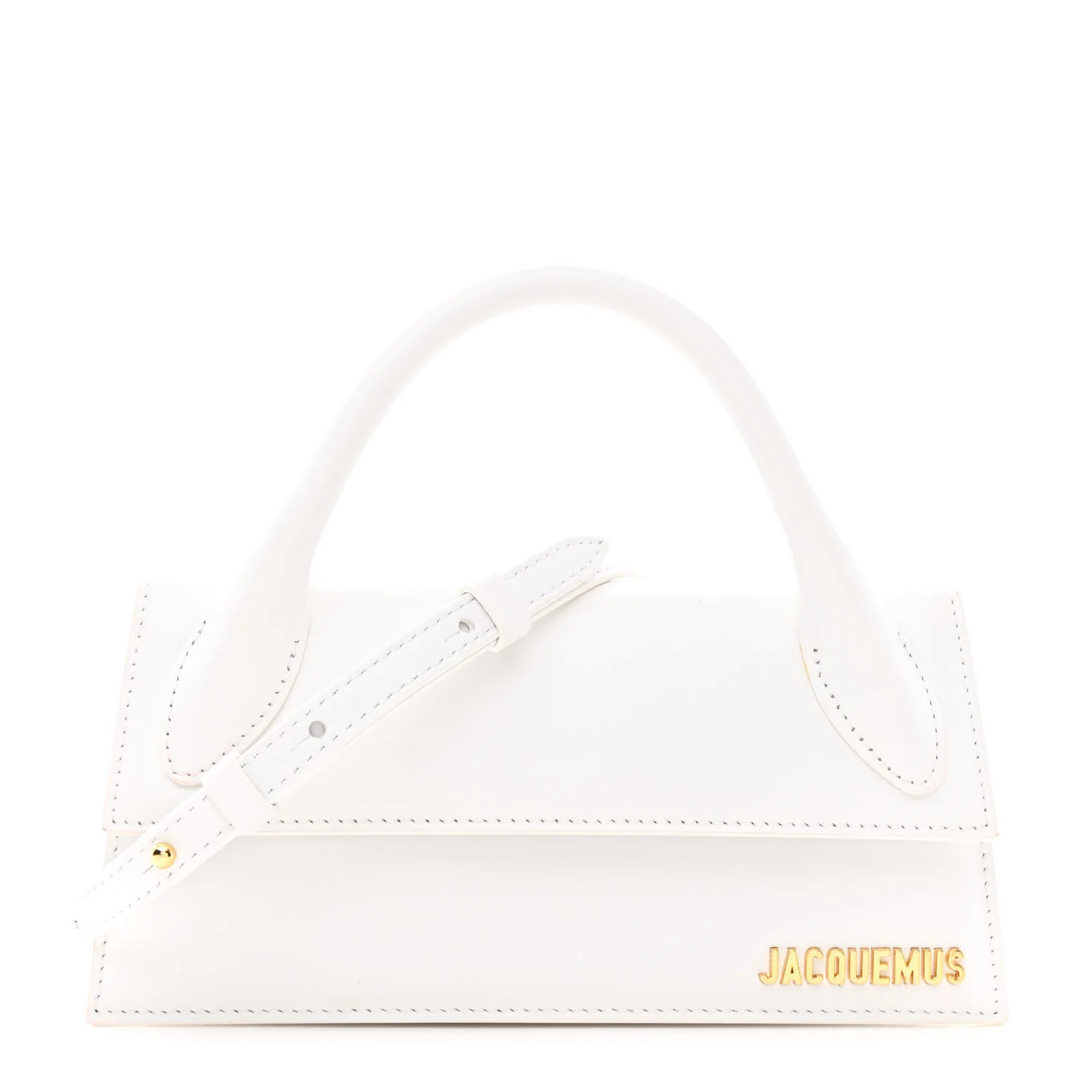 Smooth Calfskin Le Chiquito Long White