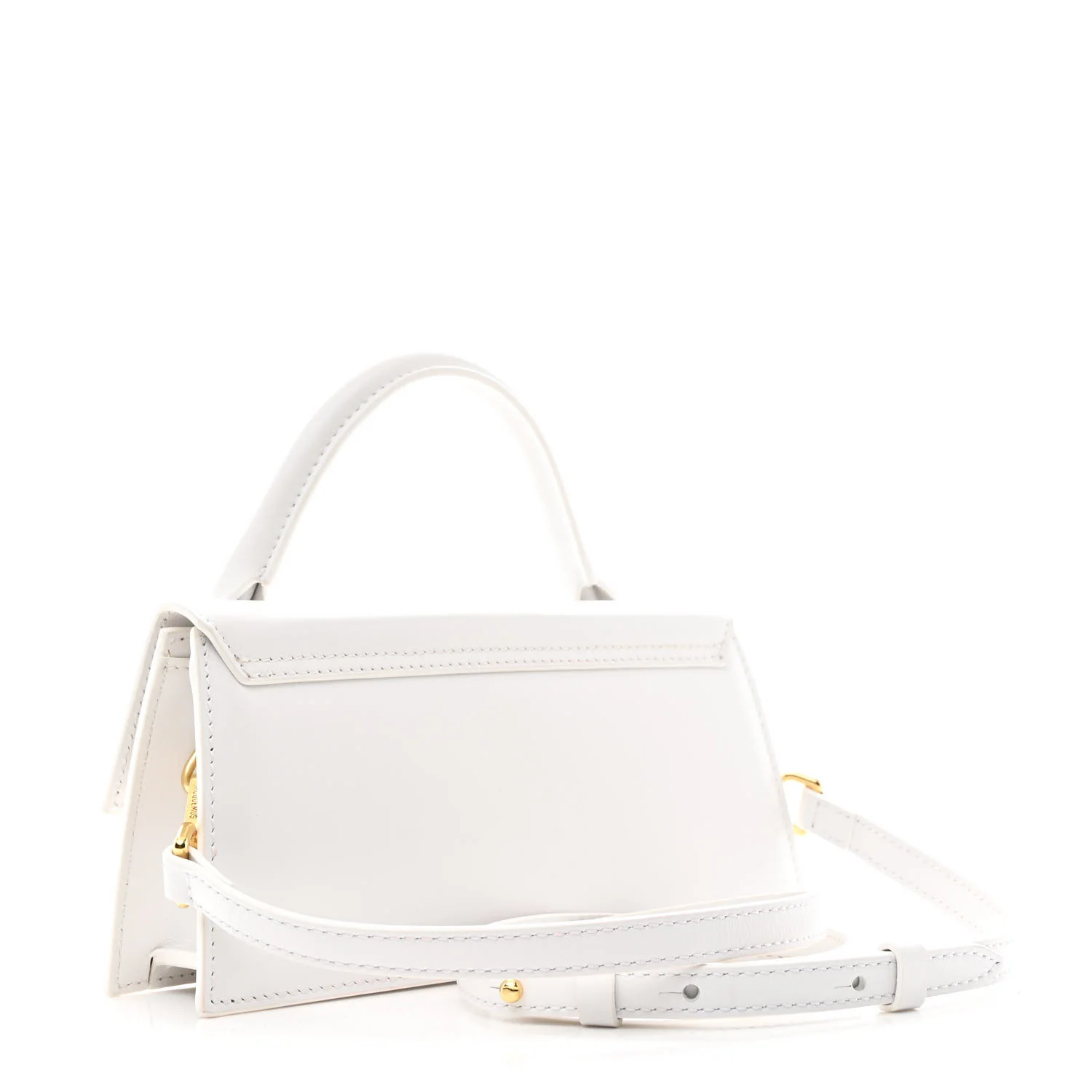Smooth Calfskin Le Chiquito Long White - Image 3