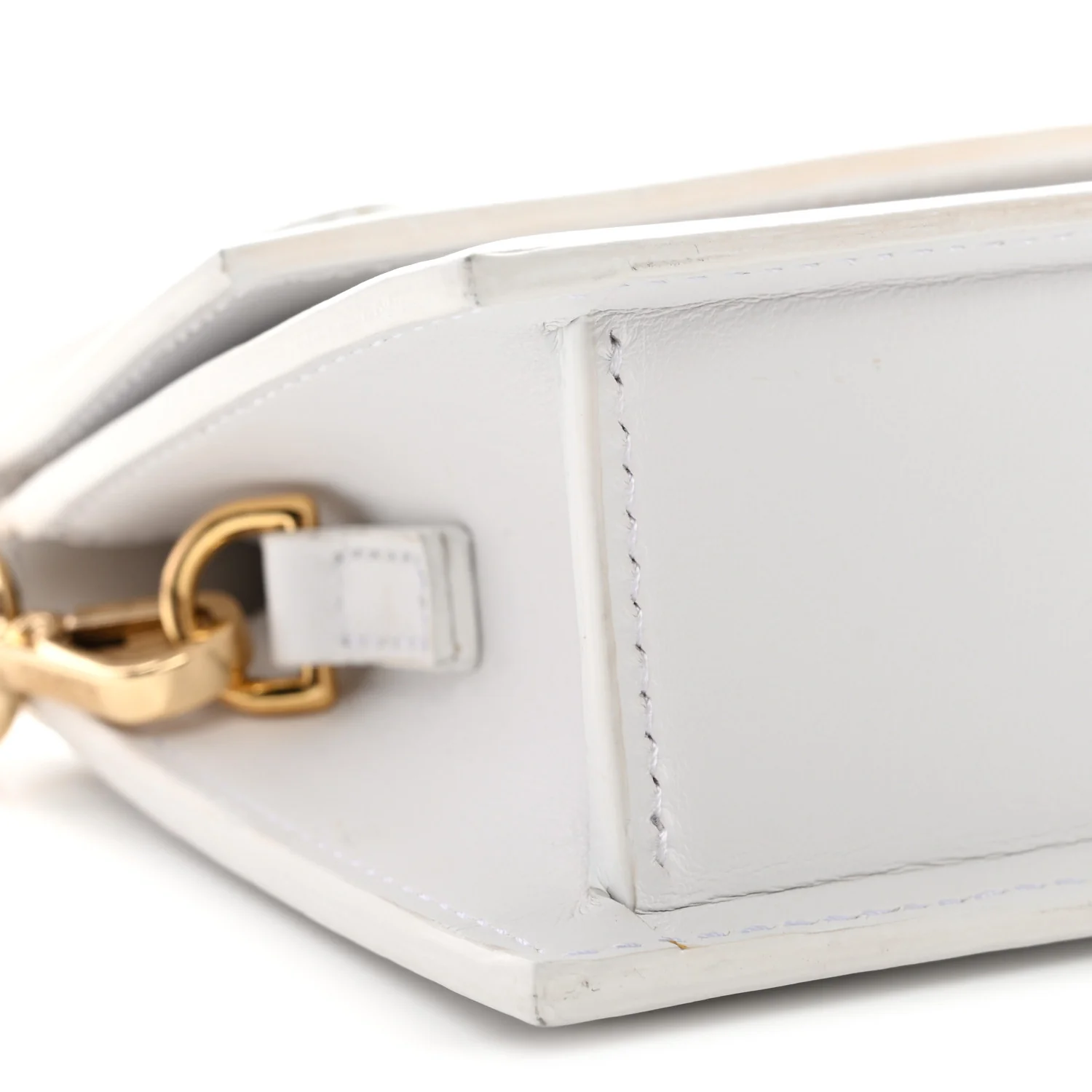 Smooth Calfskin Le Chiquito Long White - Image 8
