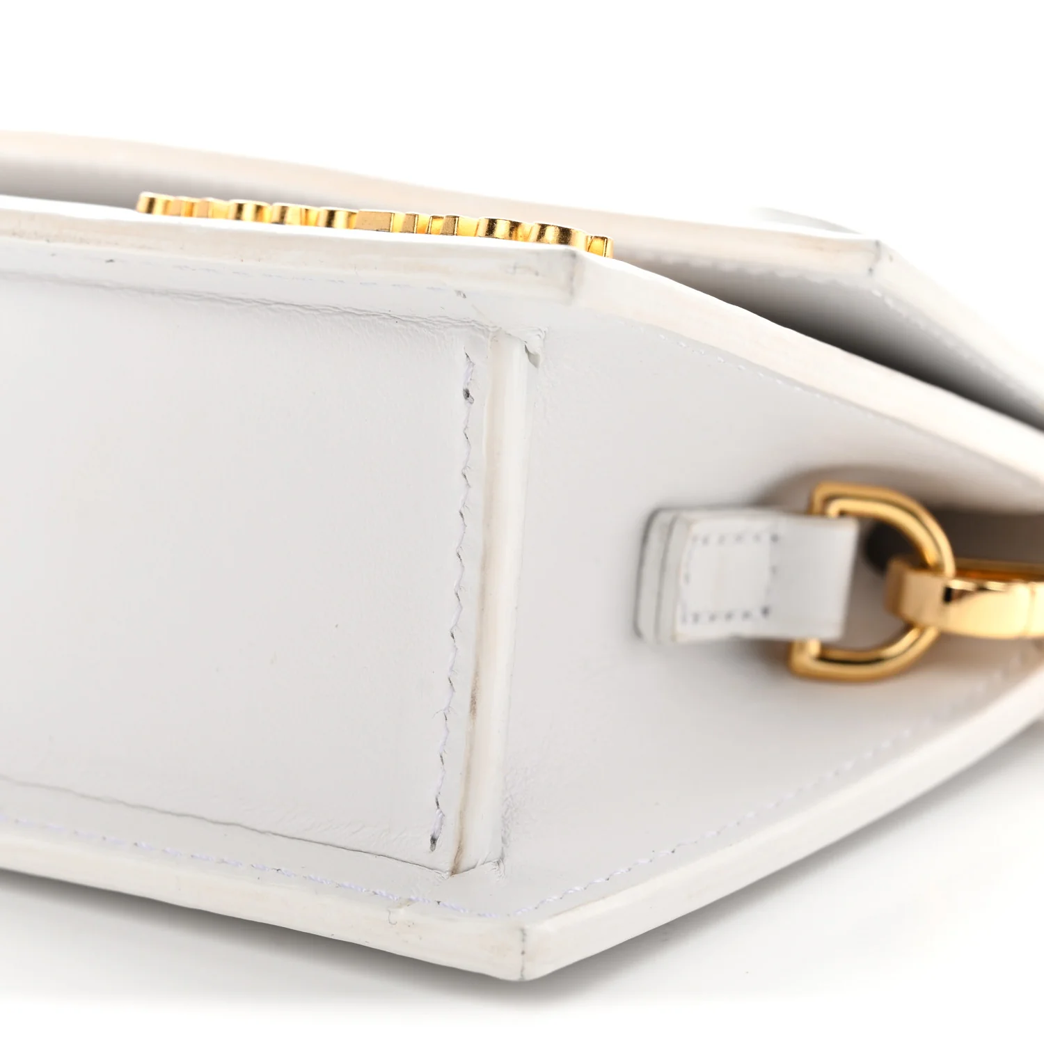 Smooth Calfskin Le Chiquito Long White - Image 9