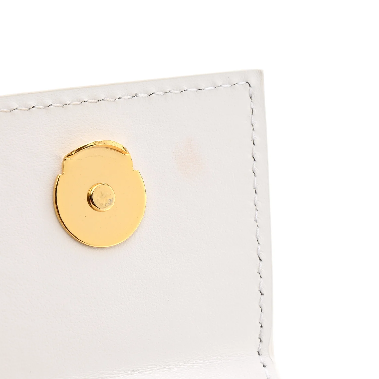 Smooth Calfskin Le Chiquito Long White - Image 11