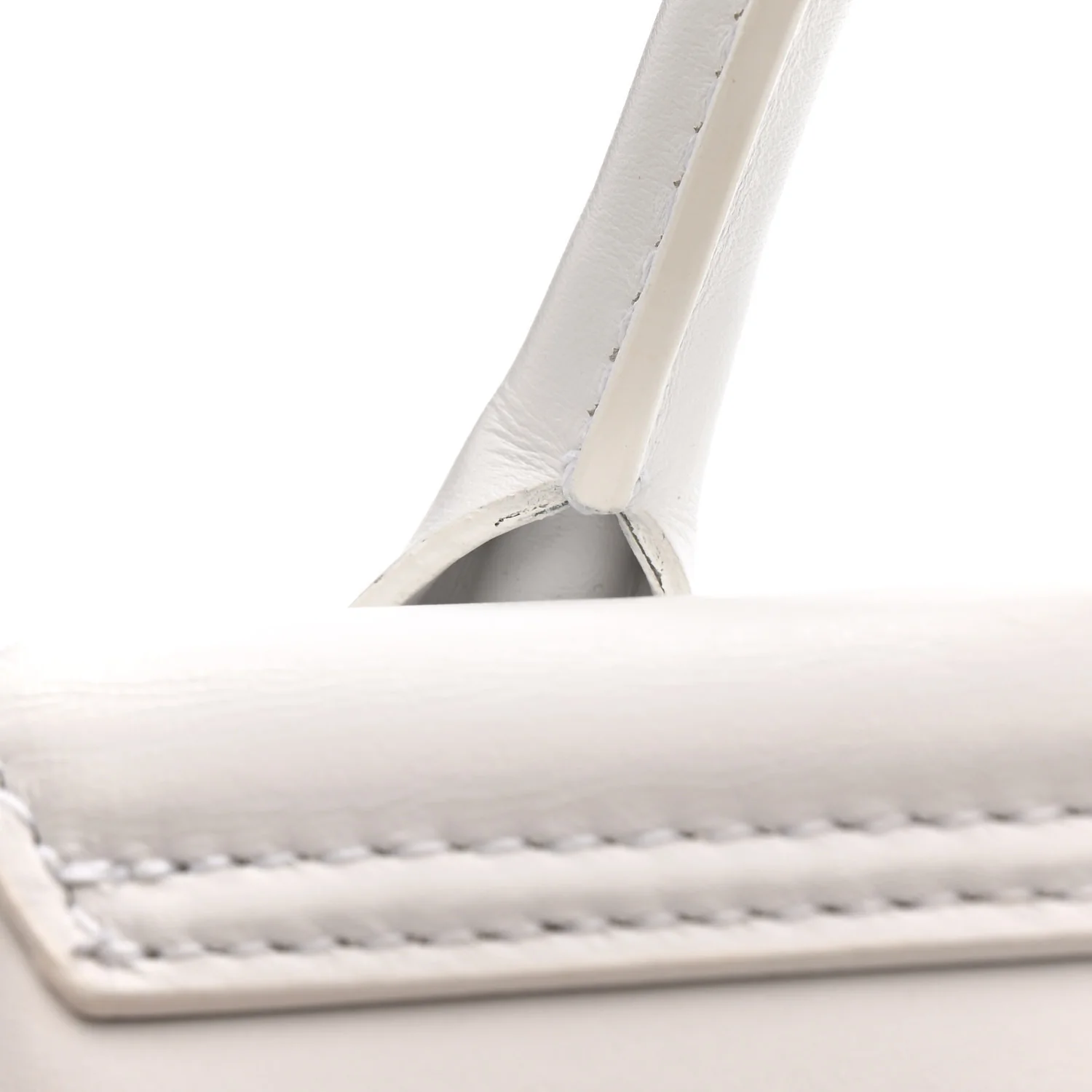 Smooth Calfskin Le Chiquito Long White - Image 13