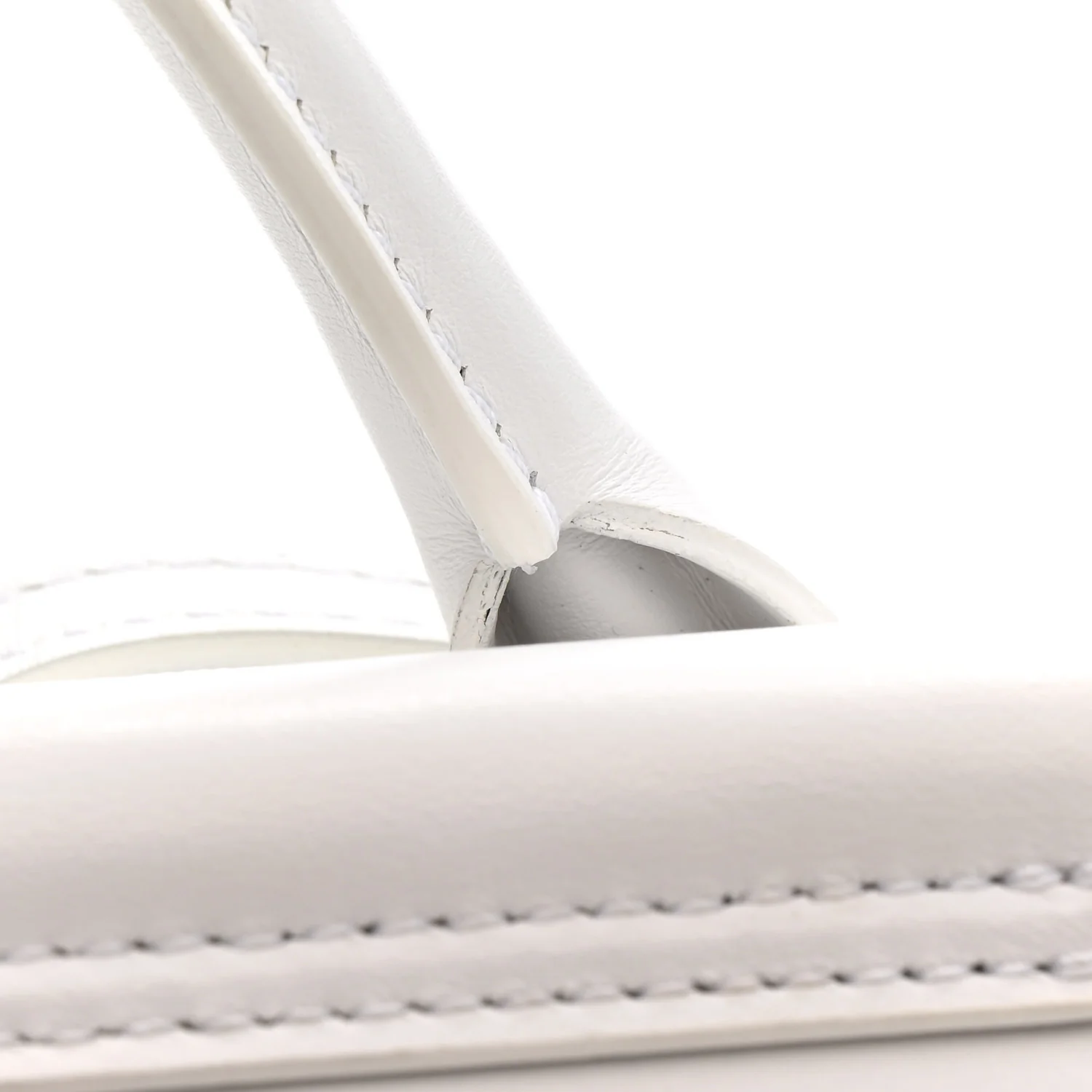 Smooth Calfskin Le Chiquito Long White - Image 14