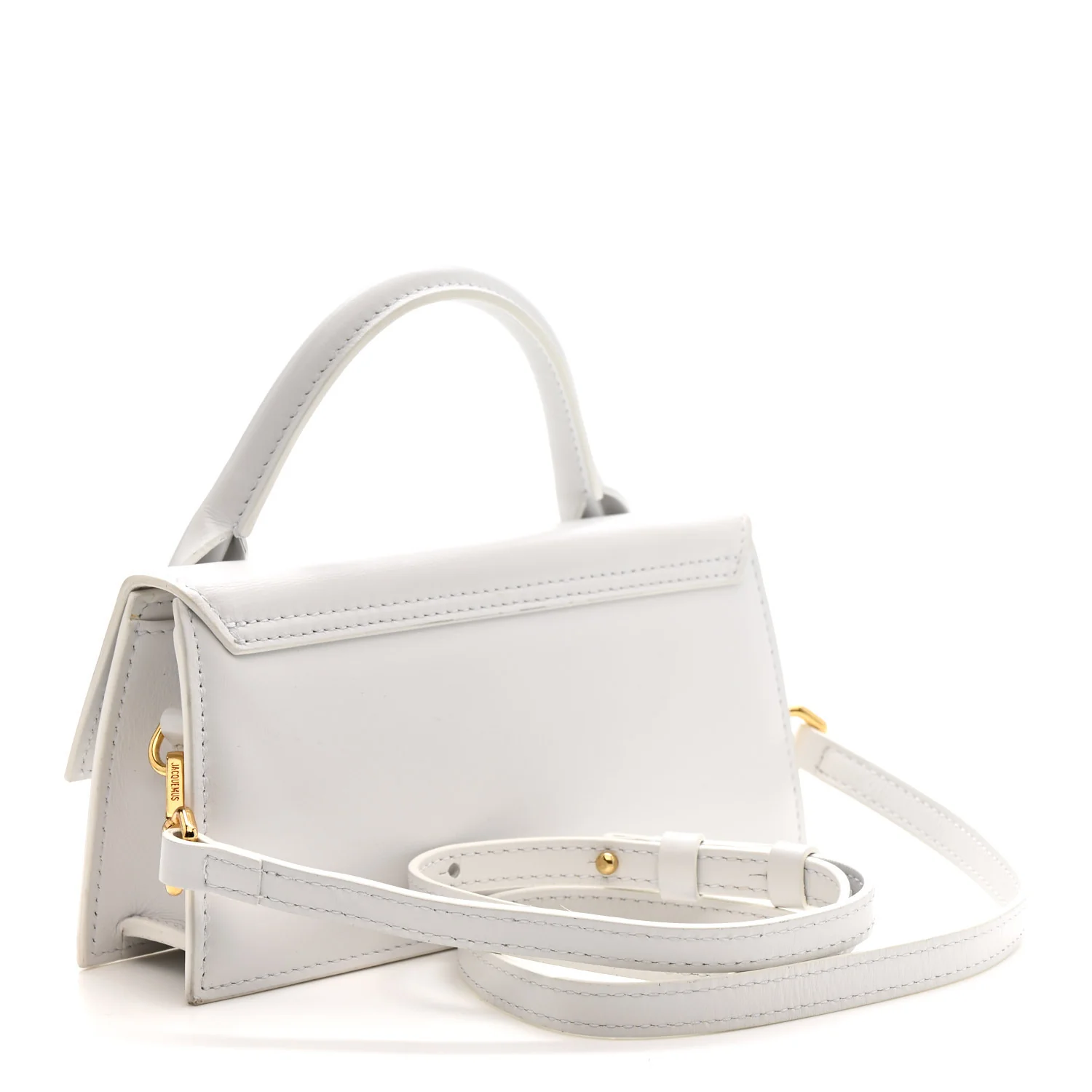 Smooth Calfskin Le Chiquito Long White - Image 3