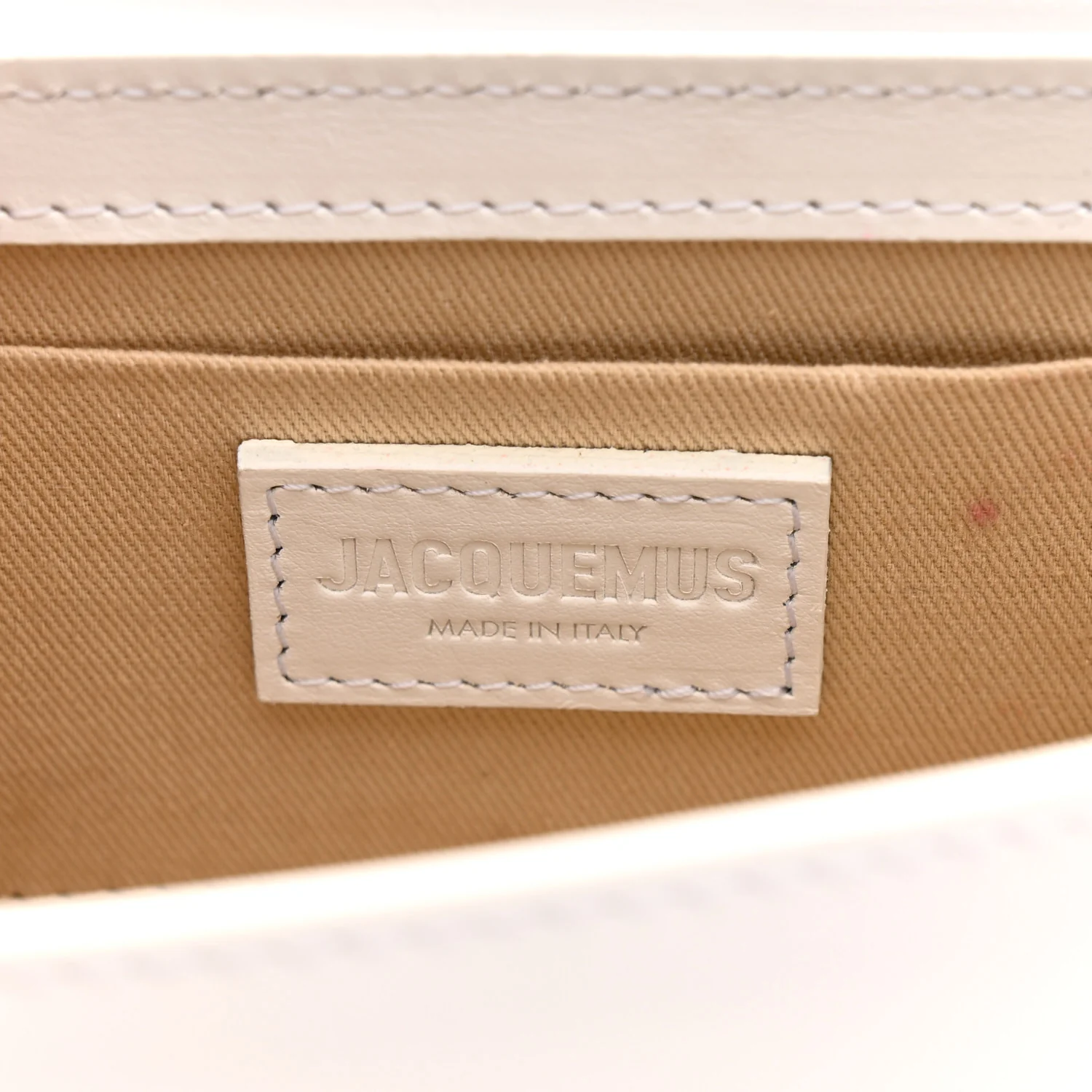 Smooth Calfskin Le Chiquito Long White - Image 6