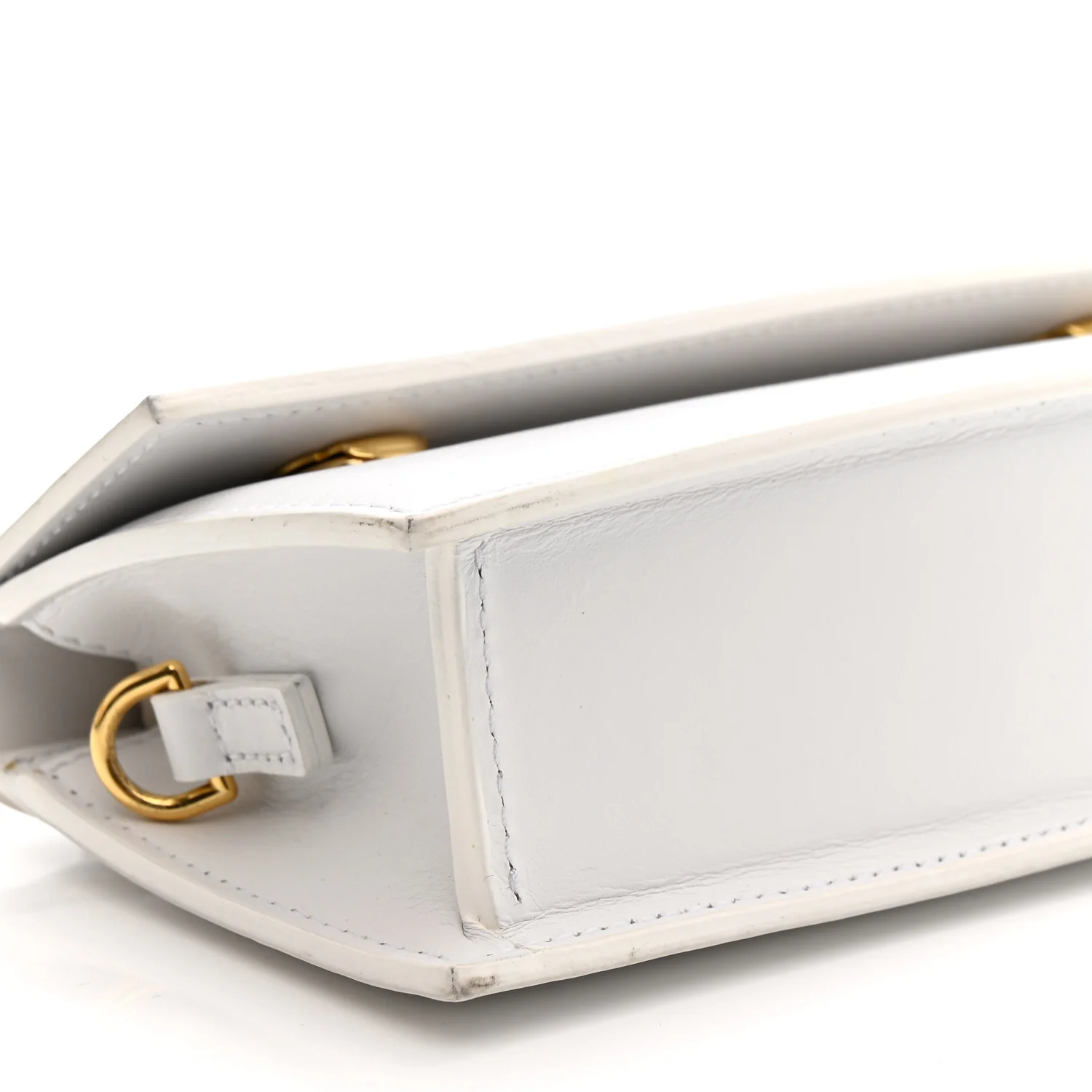 Smooth Calfskin Le Chiquito Long White - Image 8