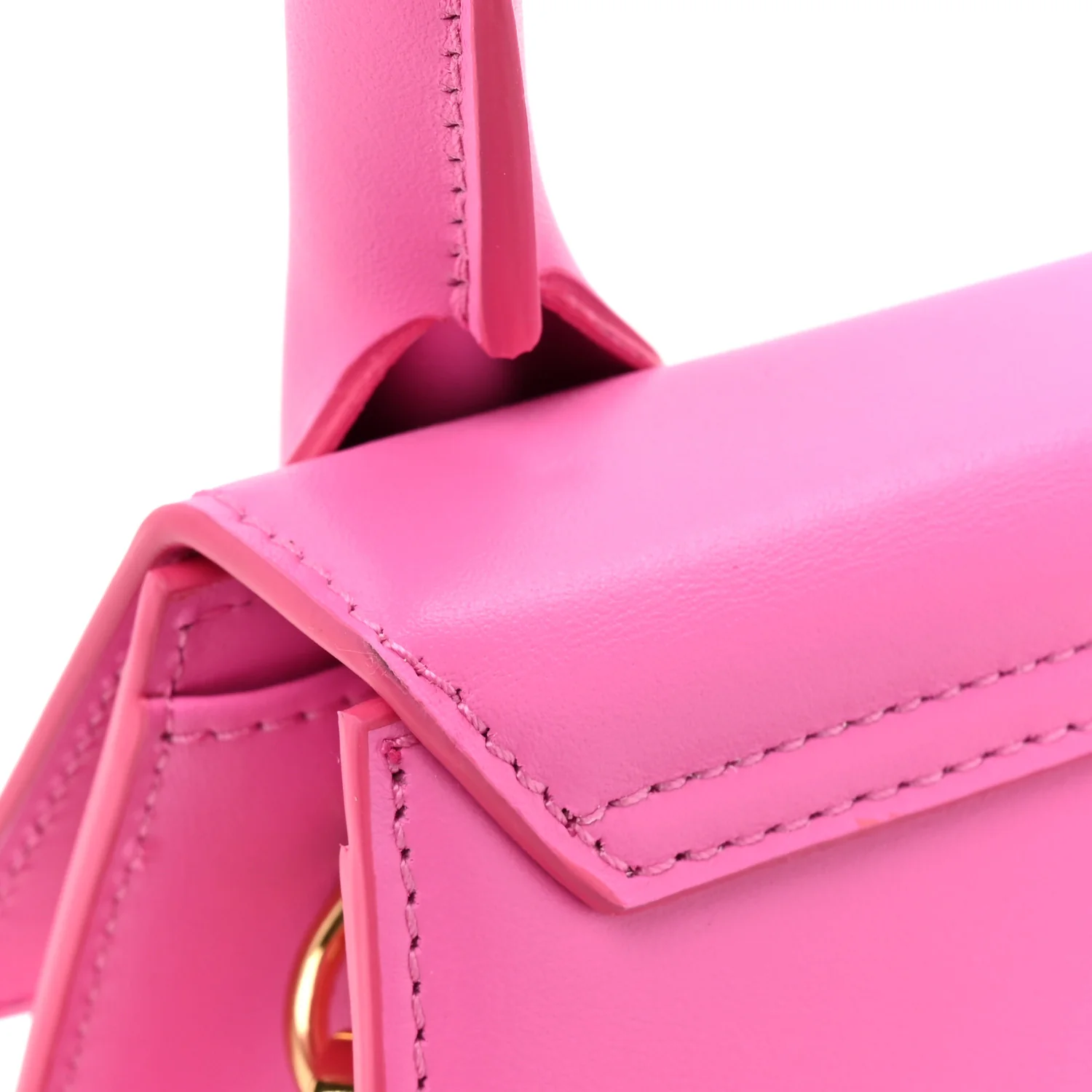 Smooth Calfskin Le Chiquito Moyen Neon Pink - Image 11