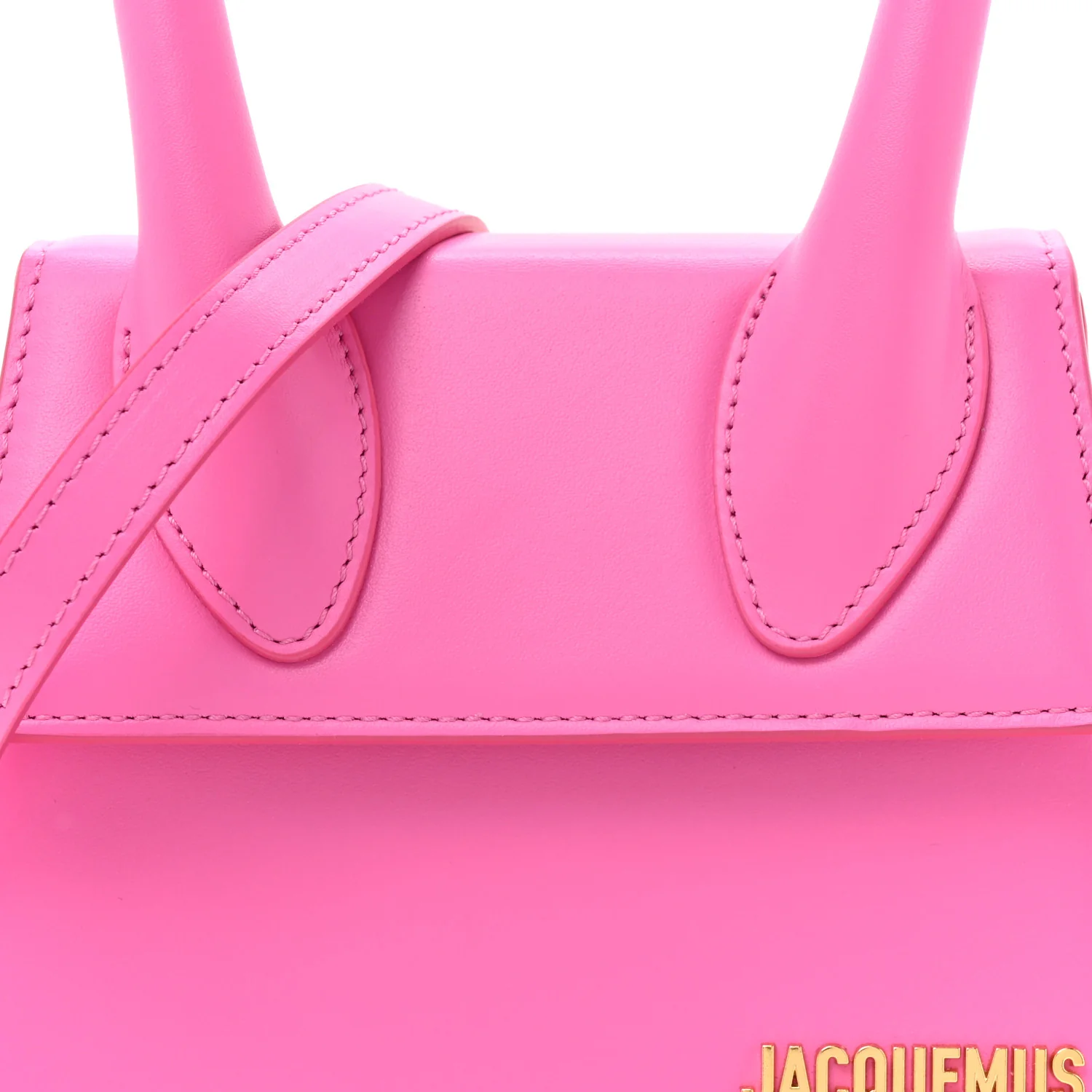 Smooth Calfskin Le Chiquito Moyen Neon Pink - Image 7