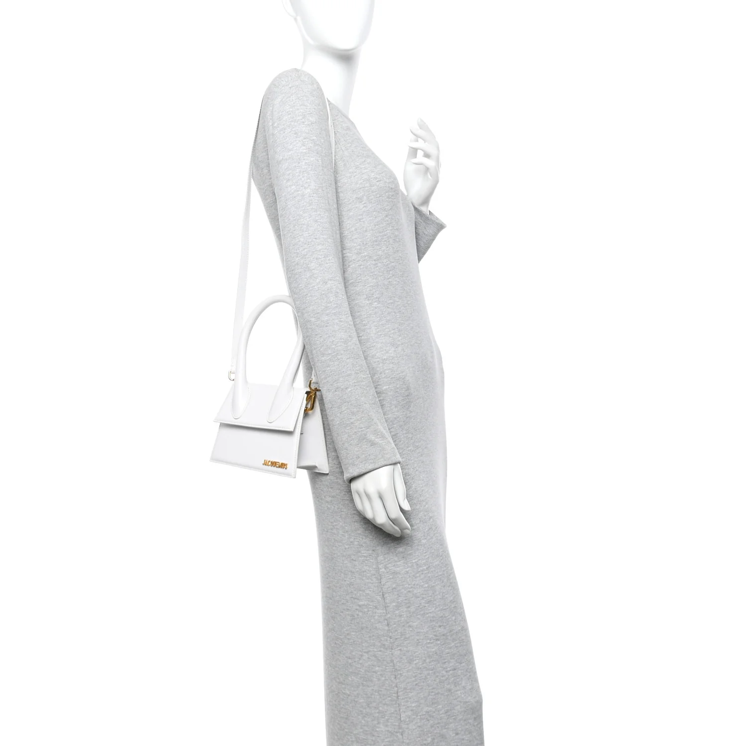 Smooth Calfskin Le Chiquito Moyen White - Image 2