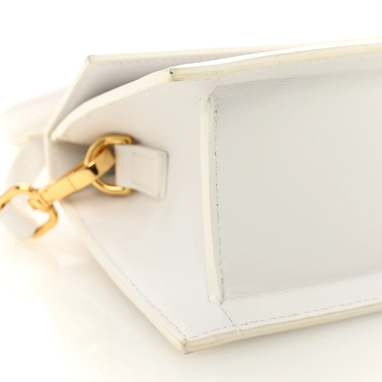 Smooth Calfskin Le Chiquito Moyen White - Image 7