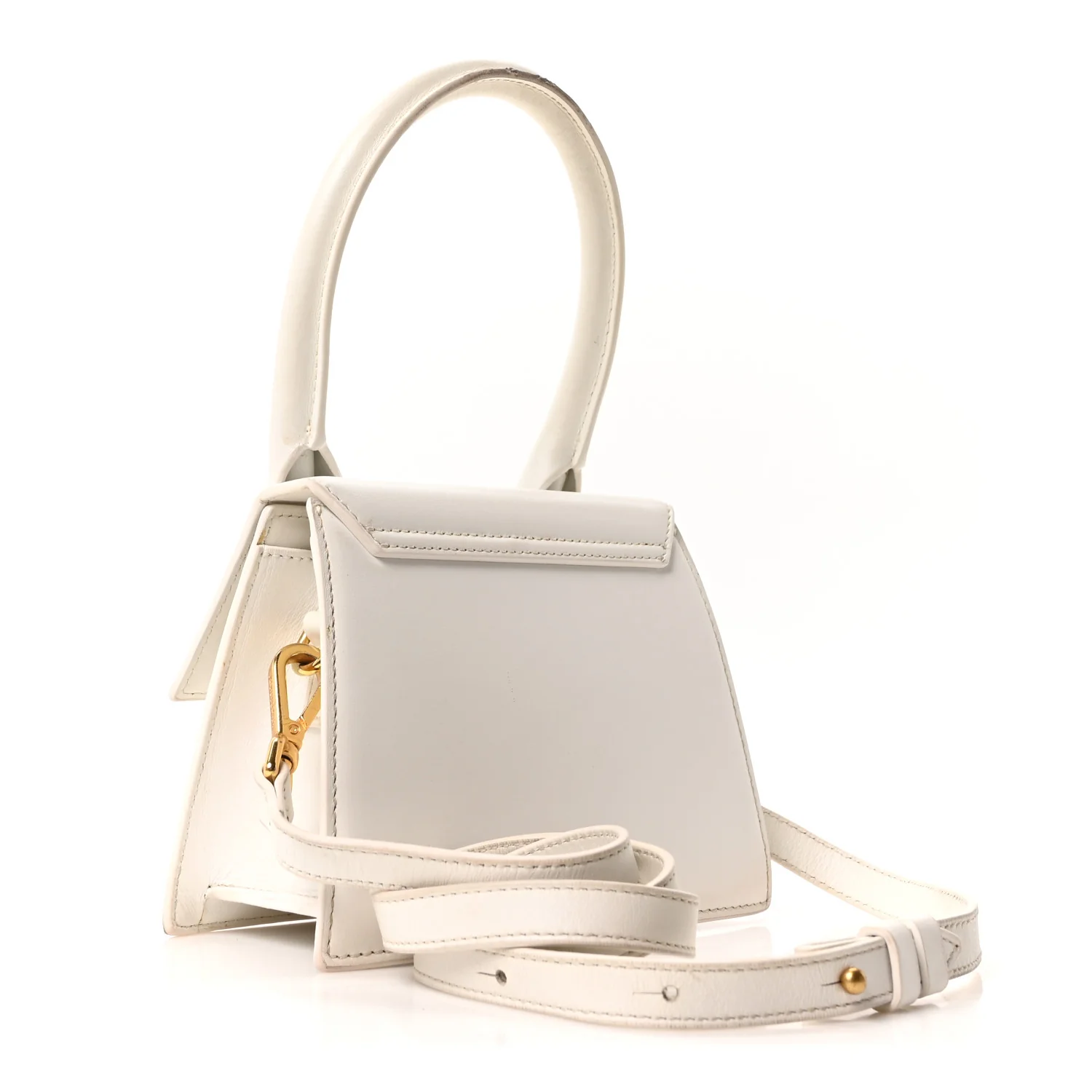Smooth Calfskin Le Chiquito Moyen White - Image 3