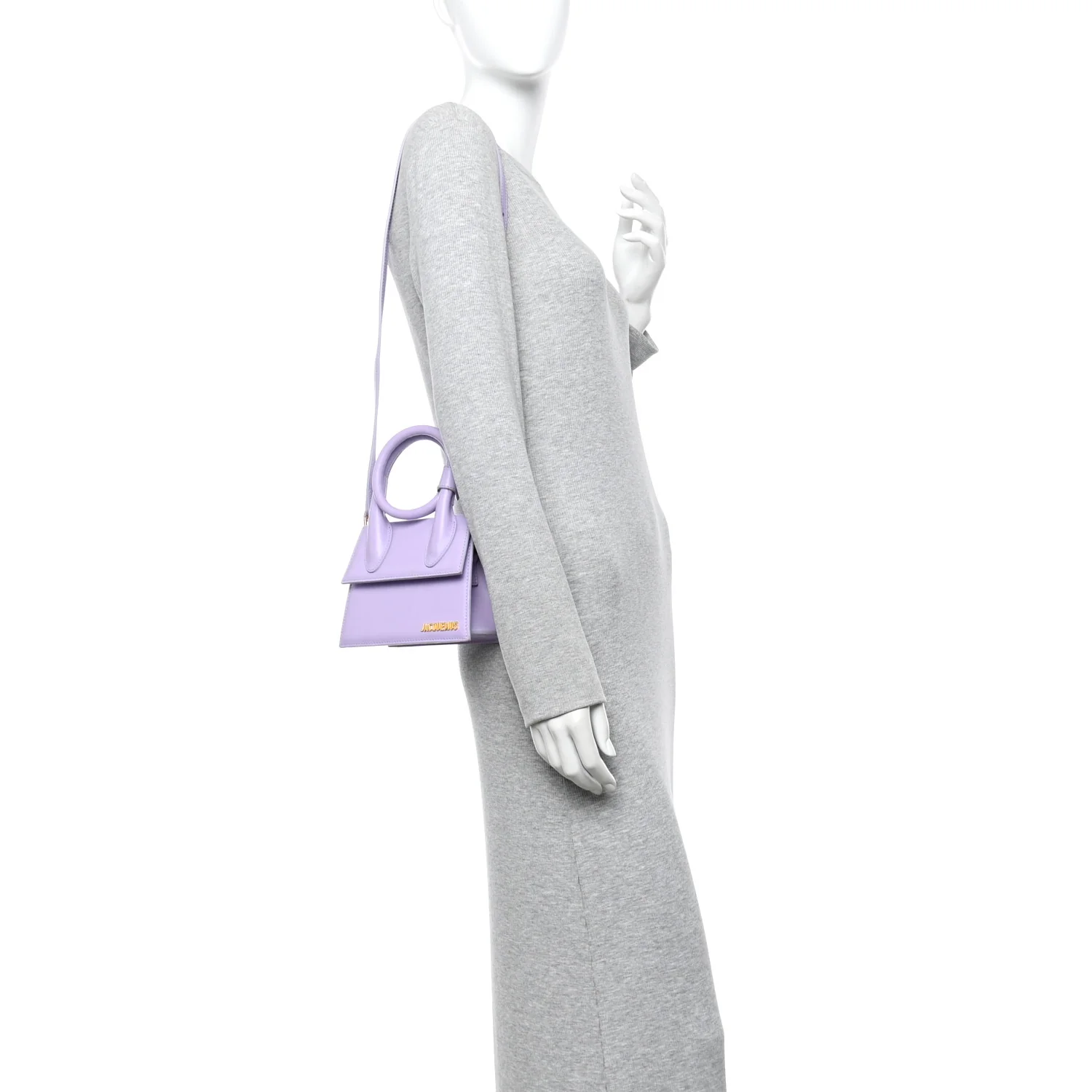Smooth Calfskin Le Chiquito Noeud Lilac - Image 2