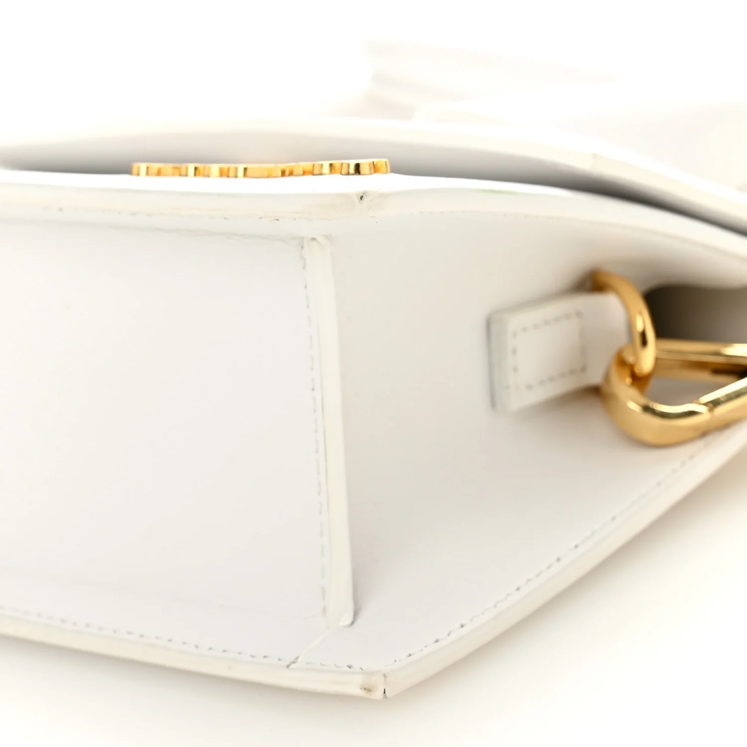 Smooth Calfskin Le Chiquito Noeud White - Image 9