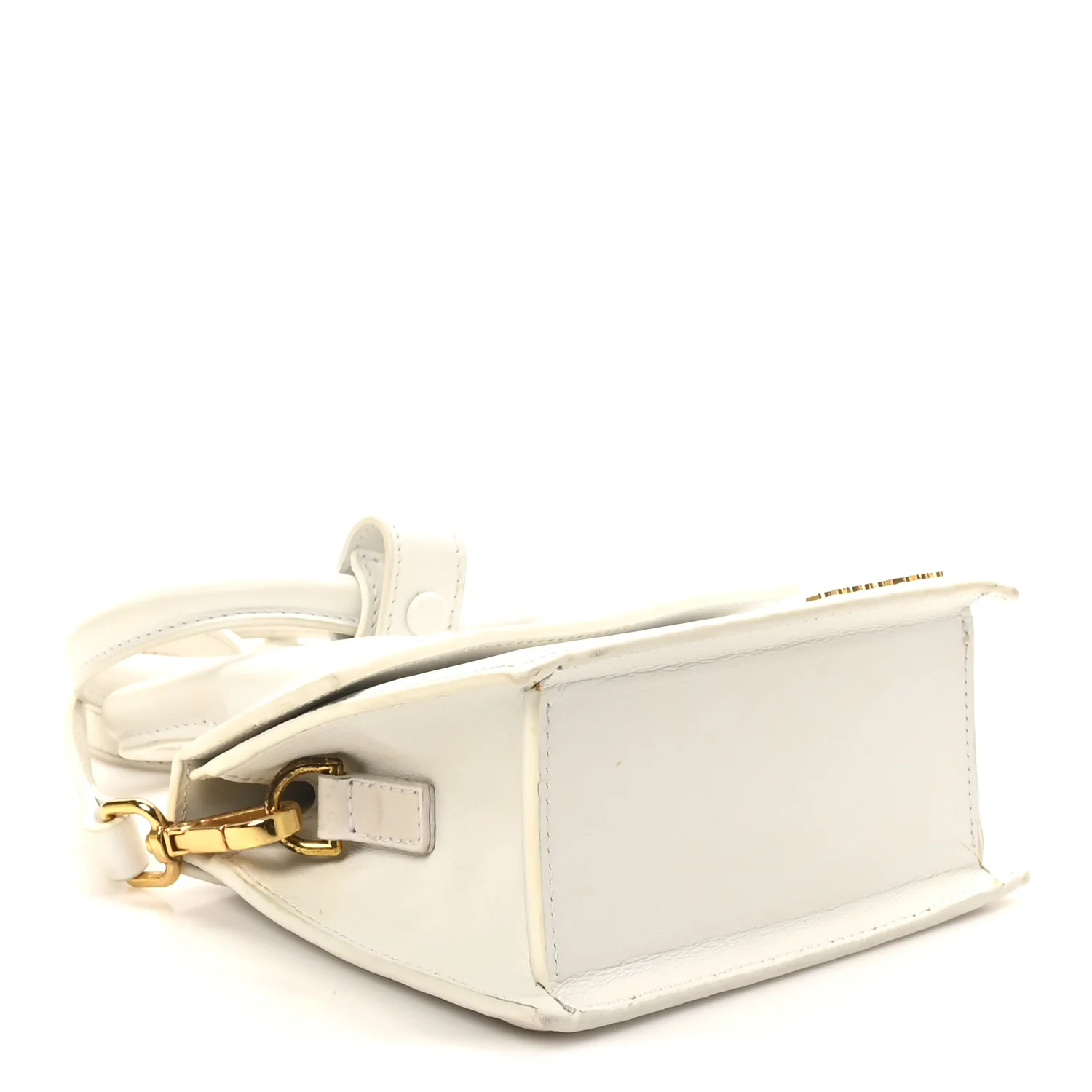 Smooth Calfskin Le Chiquito Noeud White - Image 4