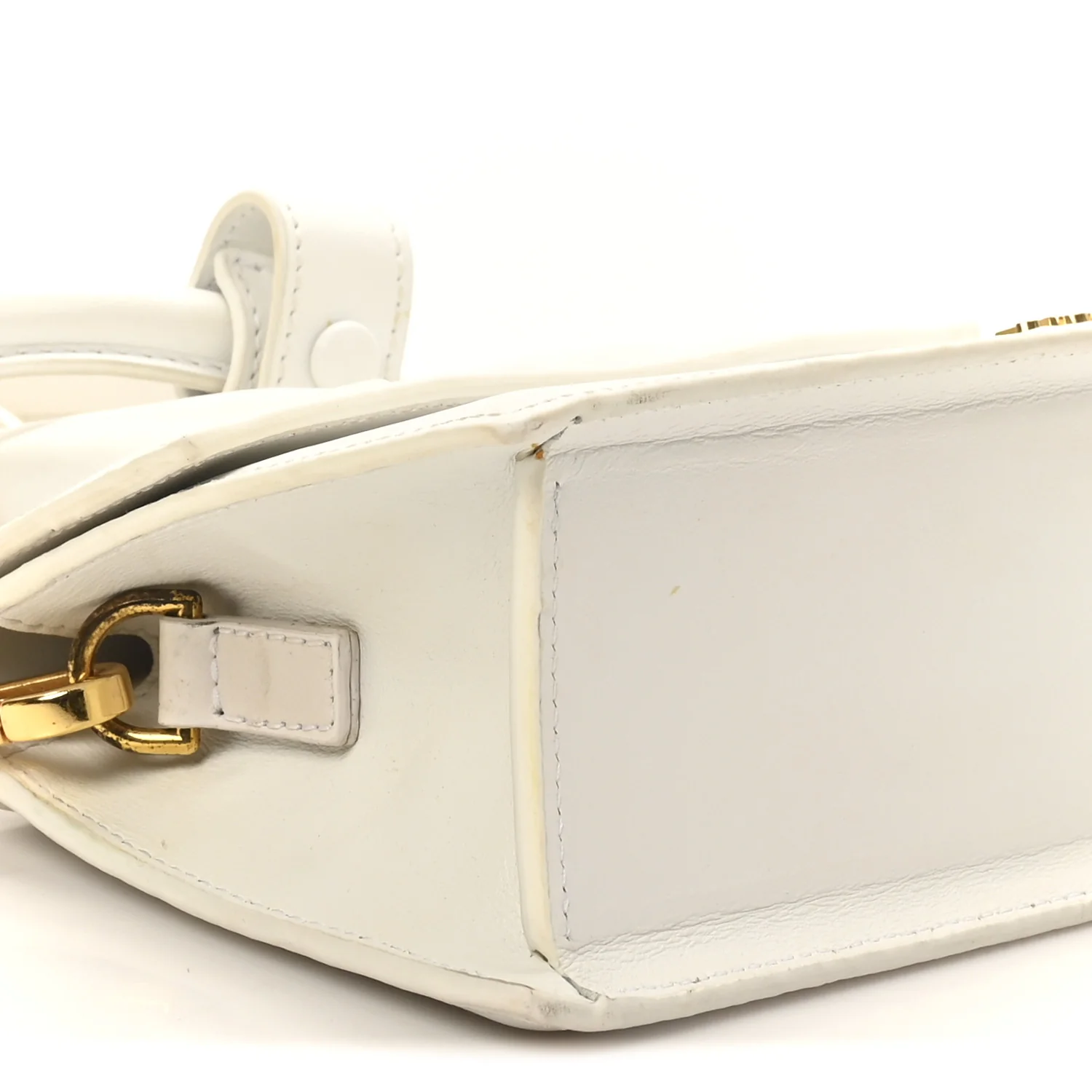 Smooth Calfskin Le Chiquito Noeud White - Image 8