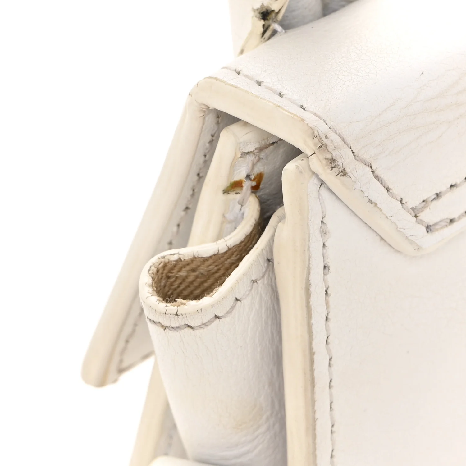 Smooth Calfskin Le Chiquito White - Image 11
