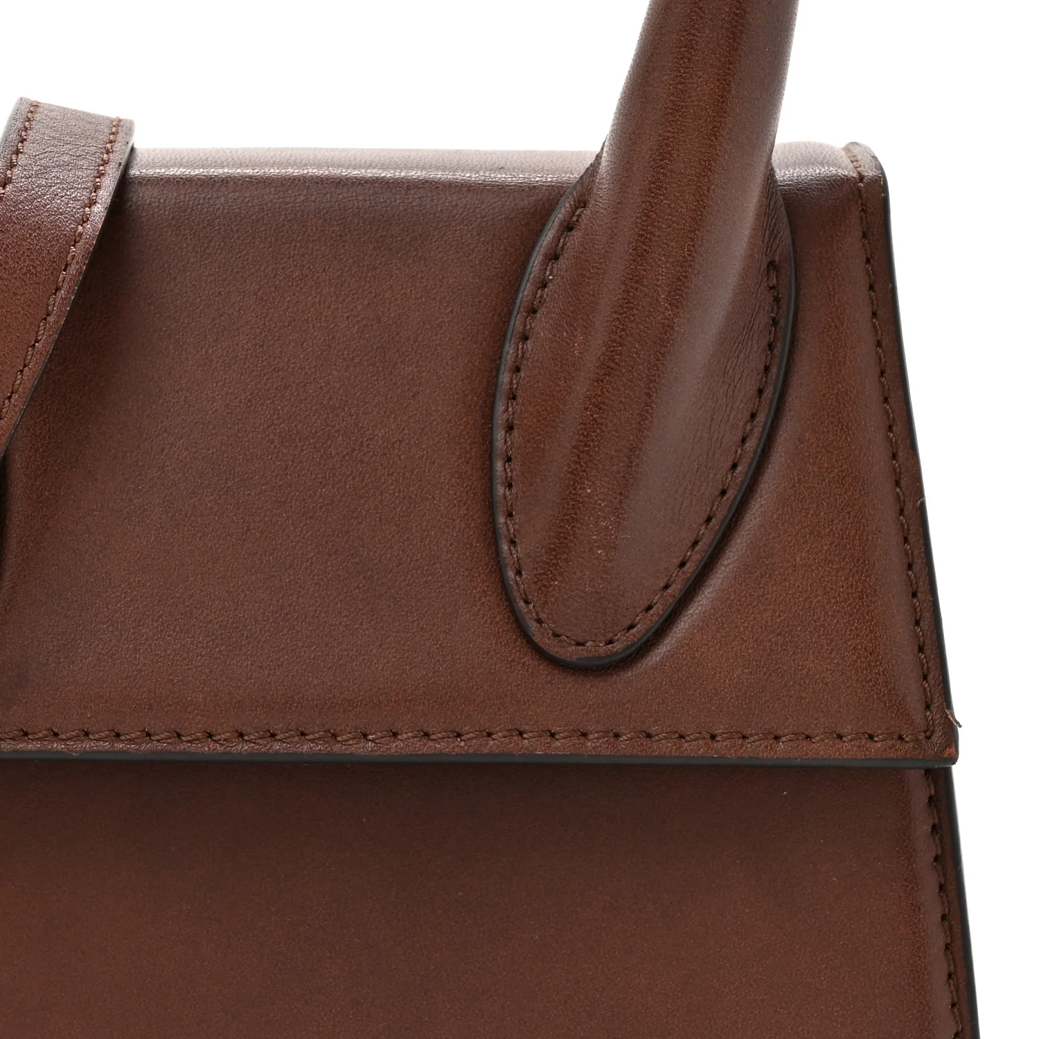 Smooth Calfskin Le Grand Chiquito Dark Brown - Image 7