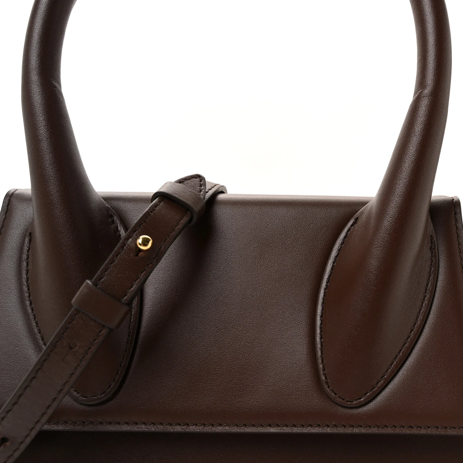 Smooth Calfskin Le Grand Chiquito Dark Brown - Image 7