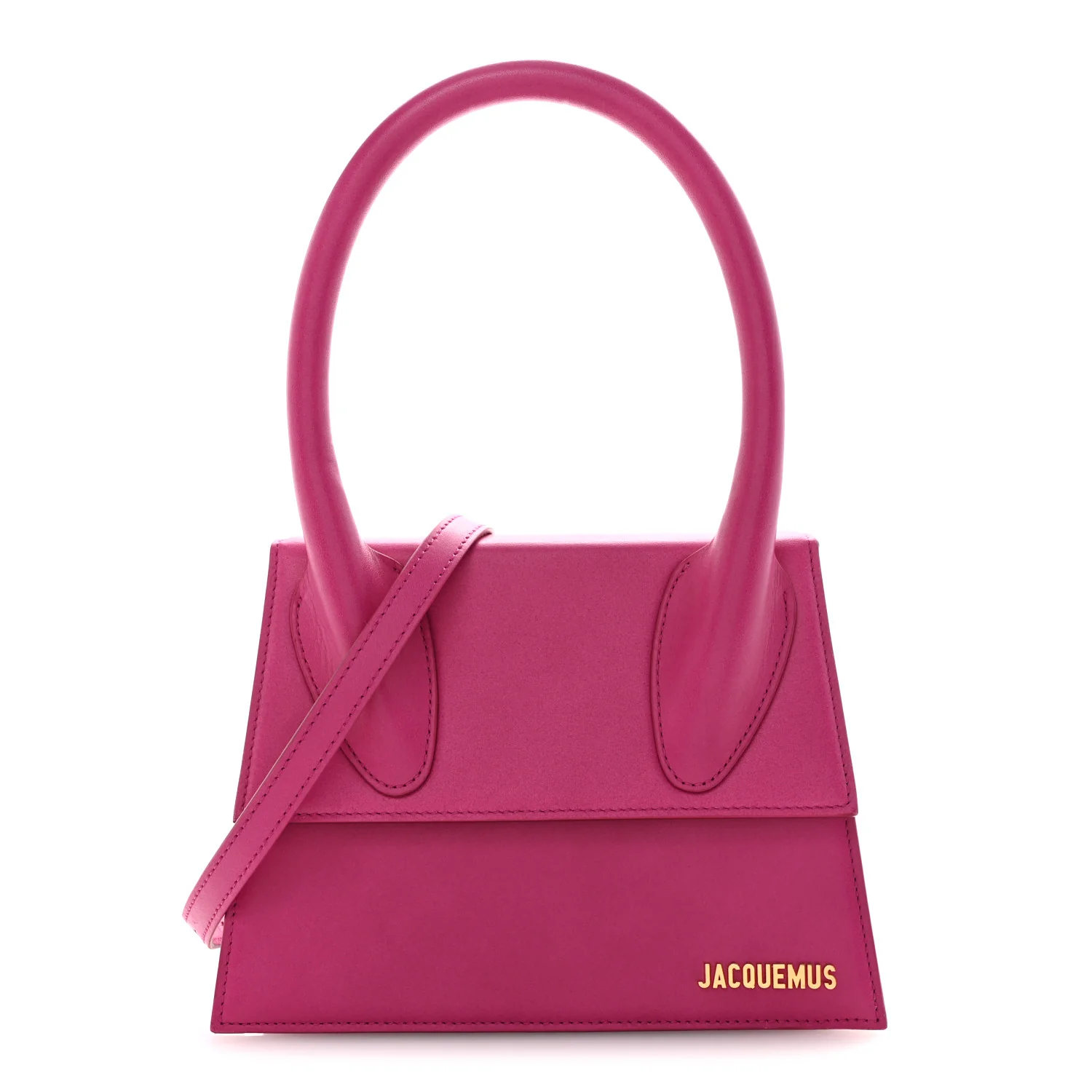 Smooth Calfskin Le Grand Chiquito Dark Pink