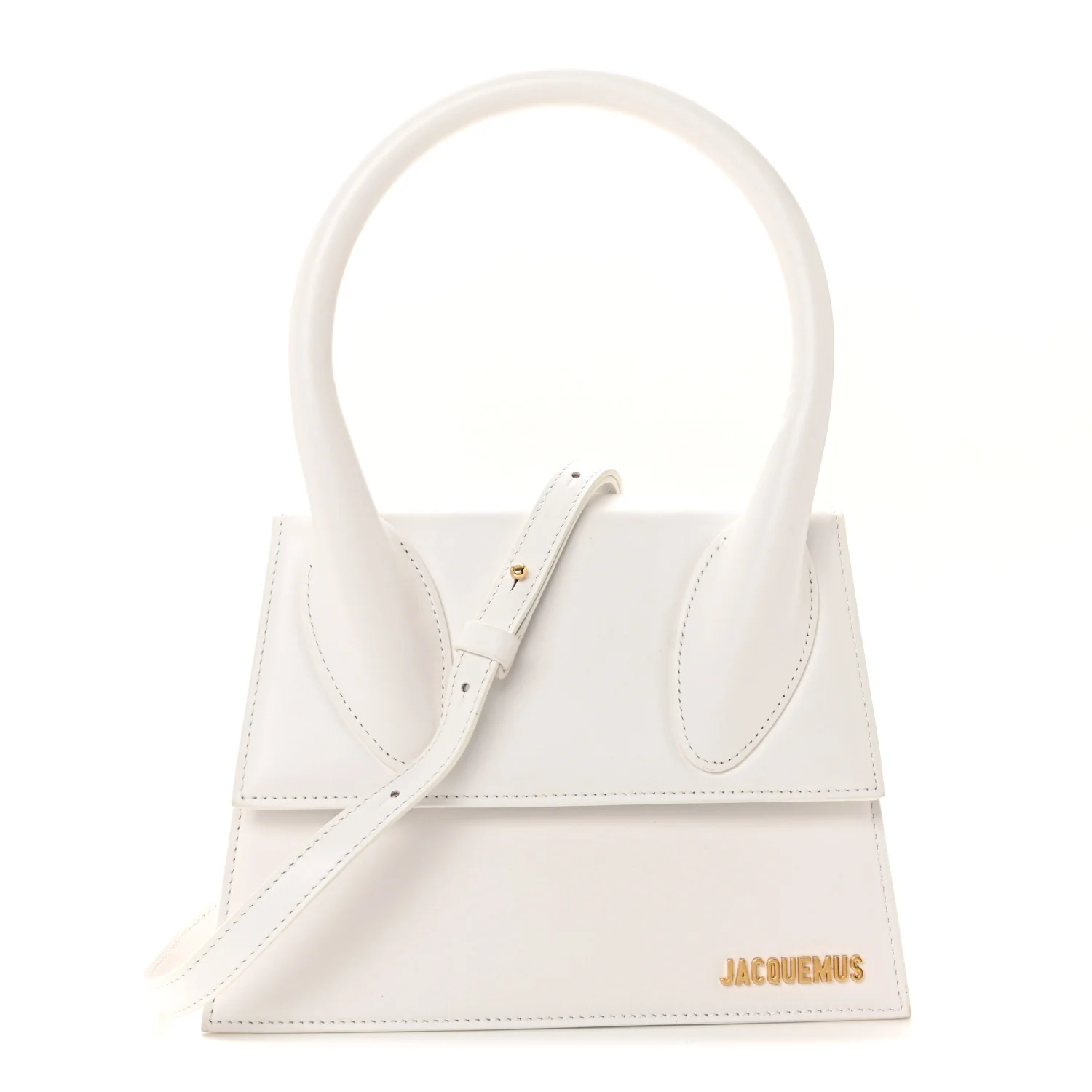 Smooth Calfskin Le Grand Chiquito White
