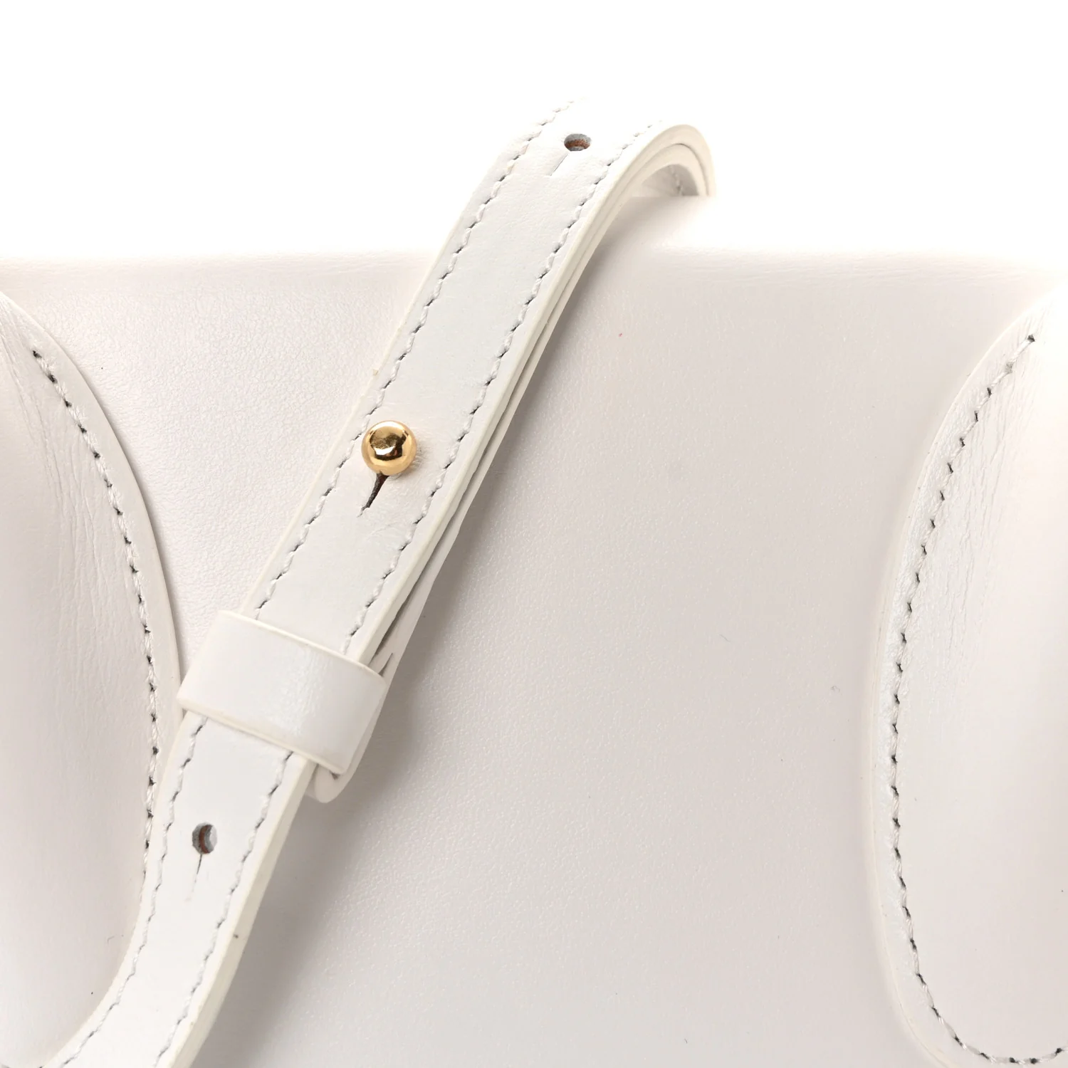 Smooth Calfskin Le Grand Chiquito White - Image 12