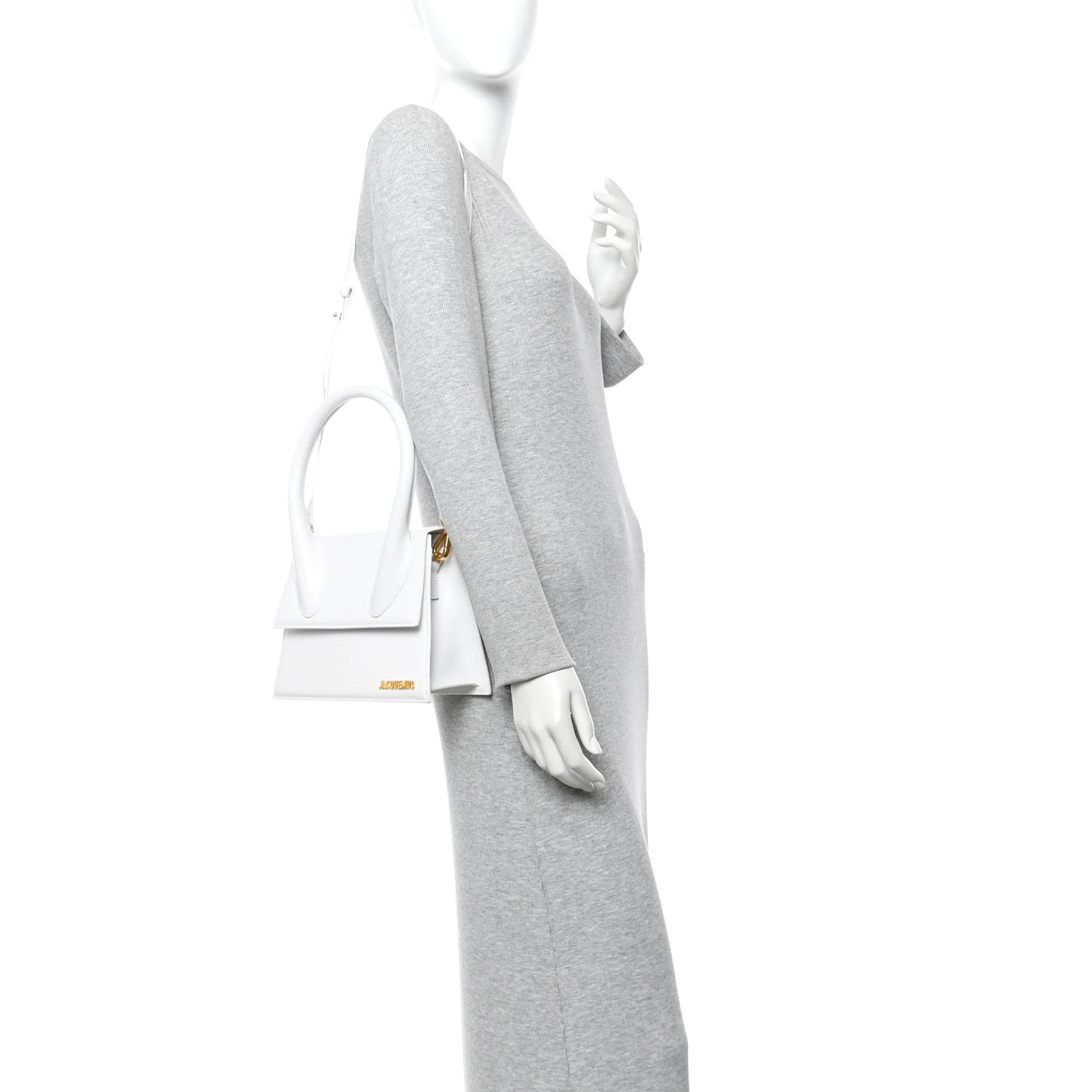 Smooth Calfskin Le Grand Chiquito White - Image 3