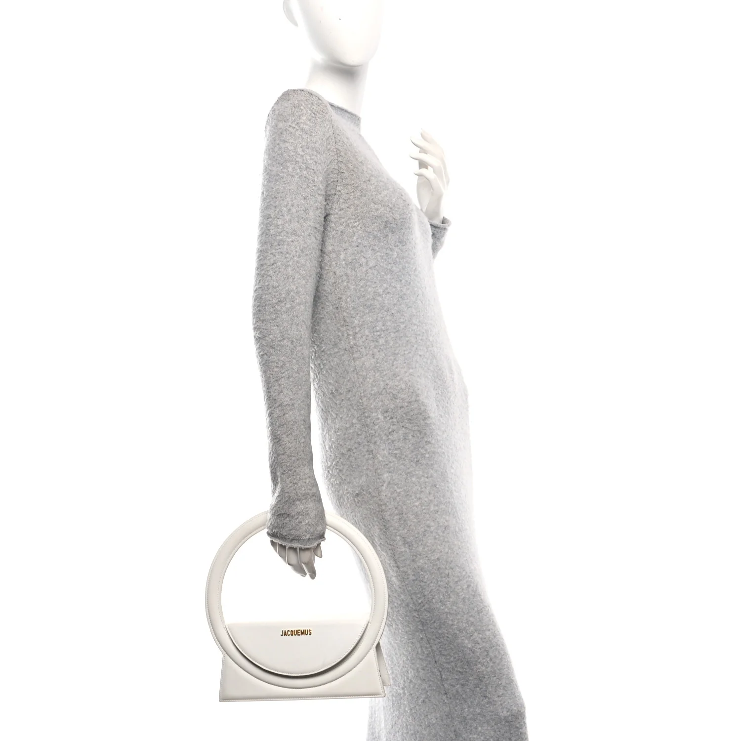 Smooth Calfskin Le Sac Rond White - Image 2