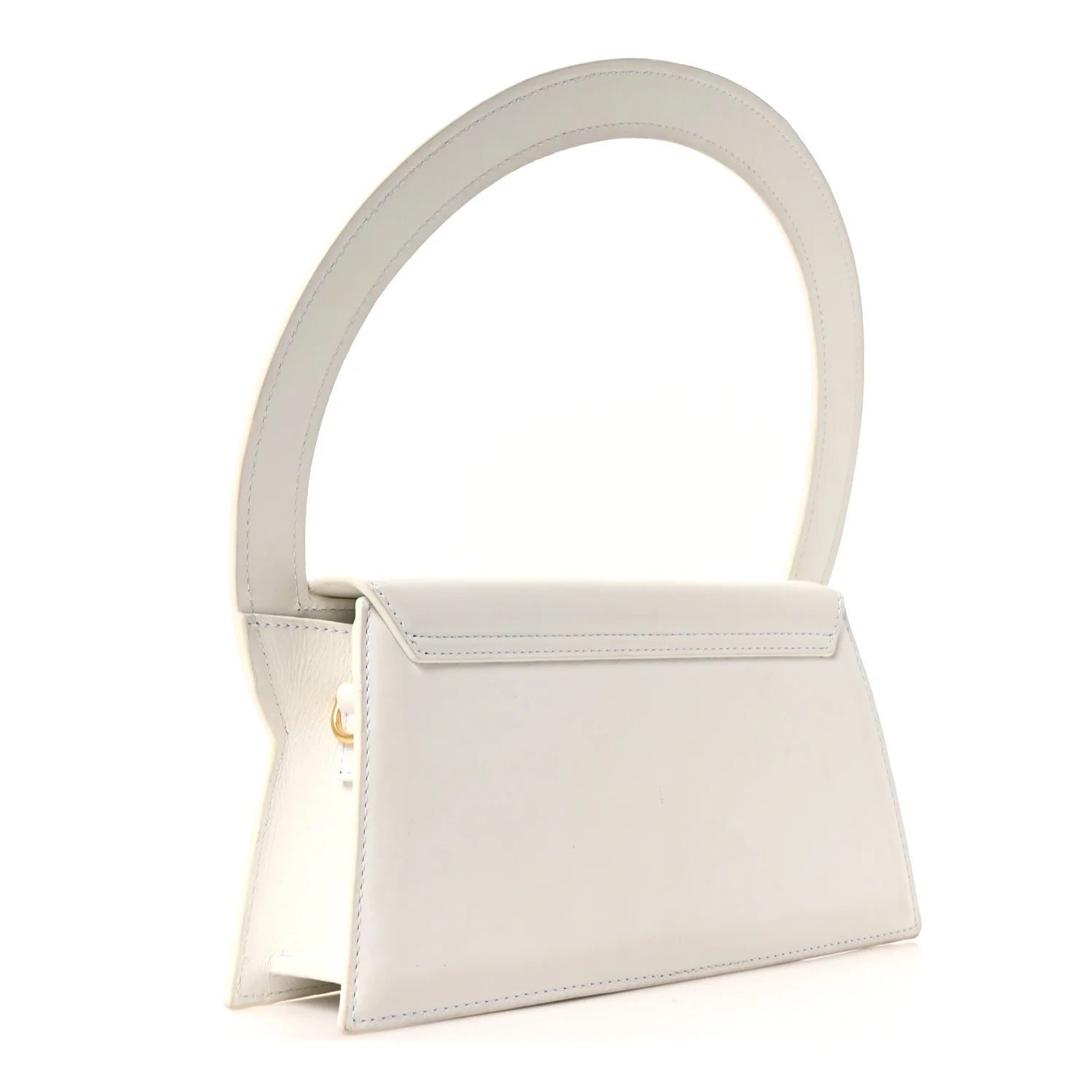 Smooth Calfskin Le Sac Rond White - Image 3