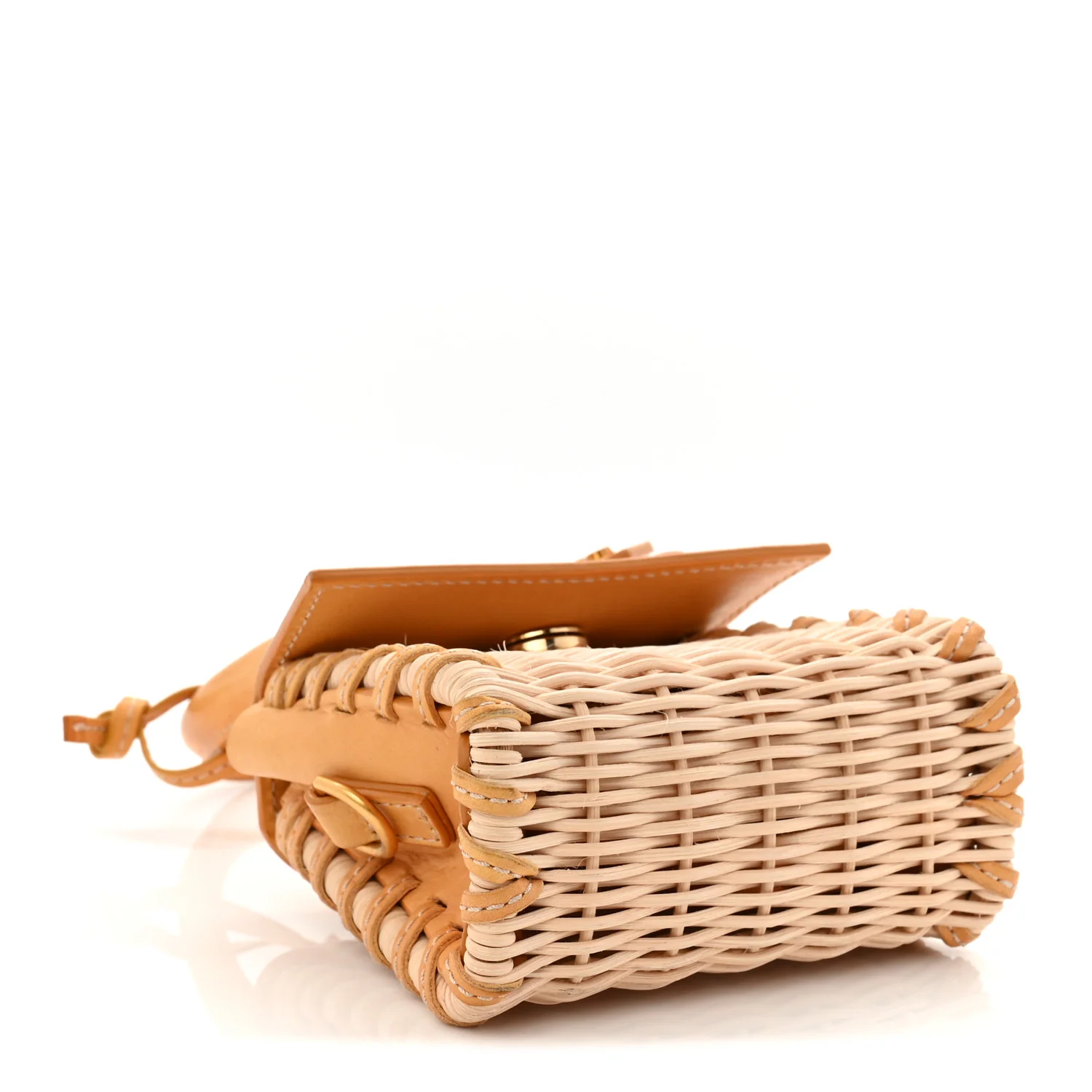 Smooth Calfskin Wicker Le Chiquito Yellow - Image 4