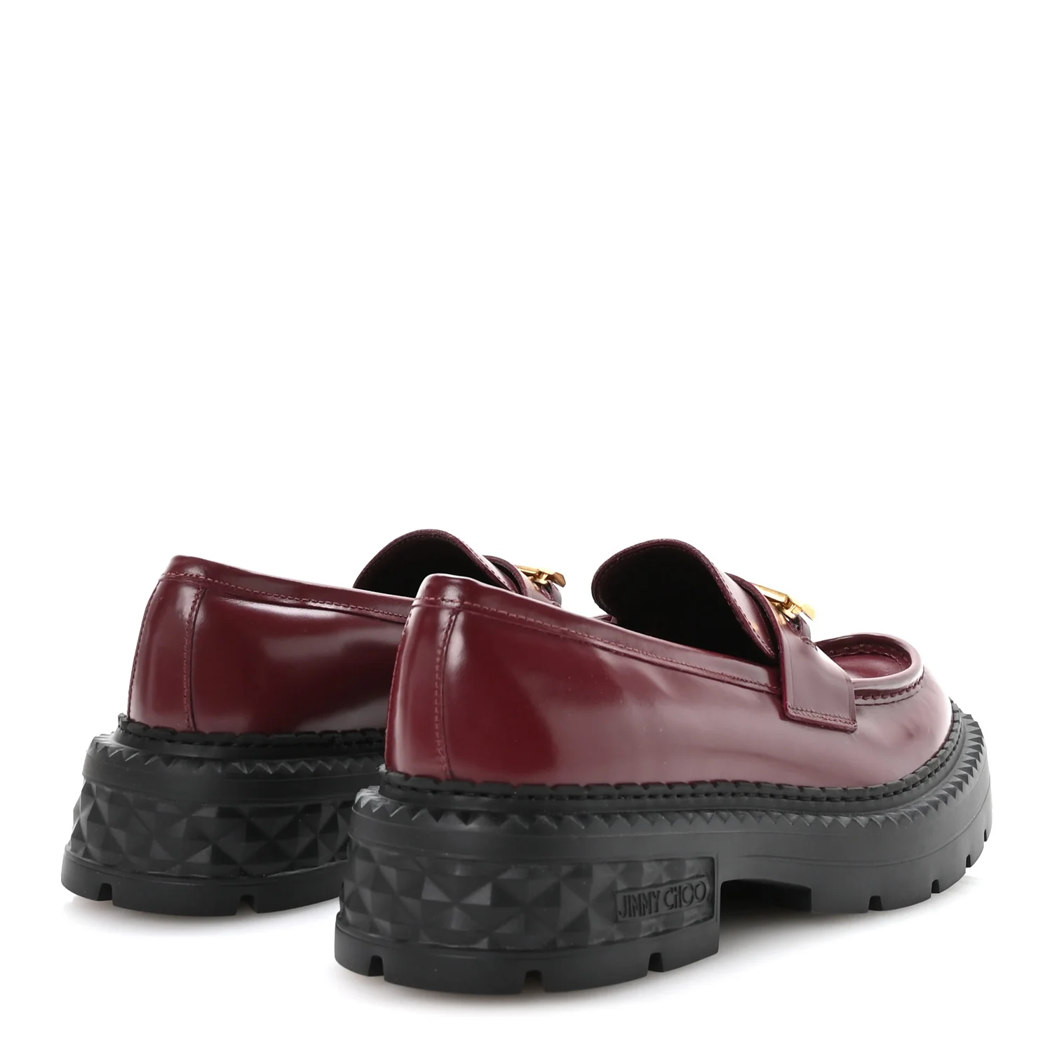 Box Calfskin Marlow Loafers 39 Burgundy - Image 5